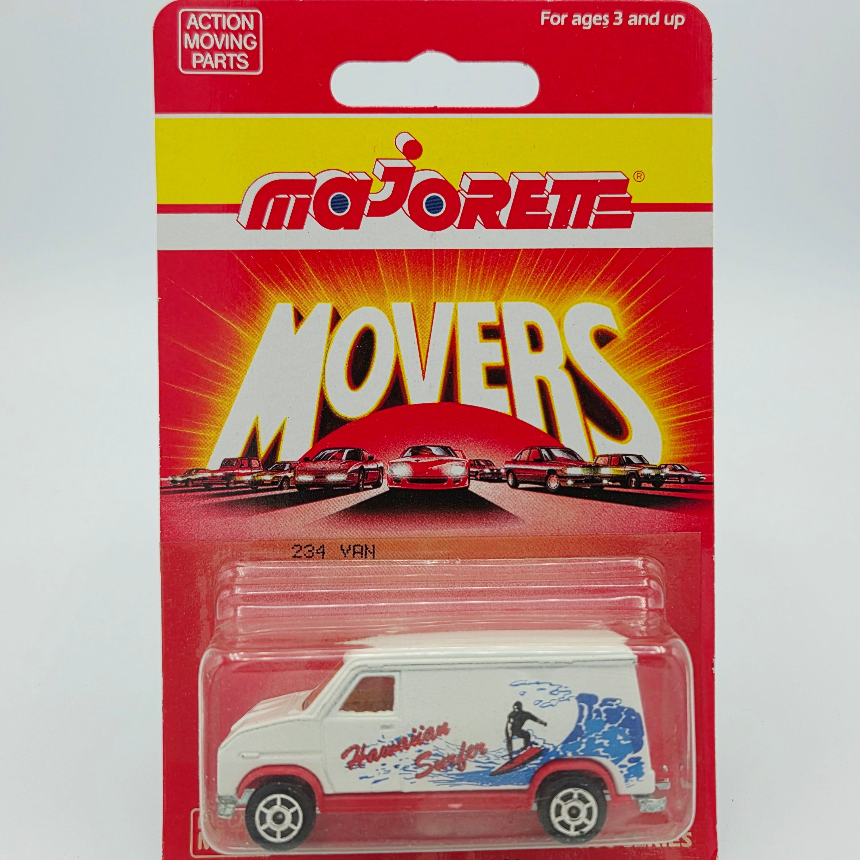 Majorette Van "Hawaiian Surfer" #234 (1994 Movers 200 Series)