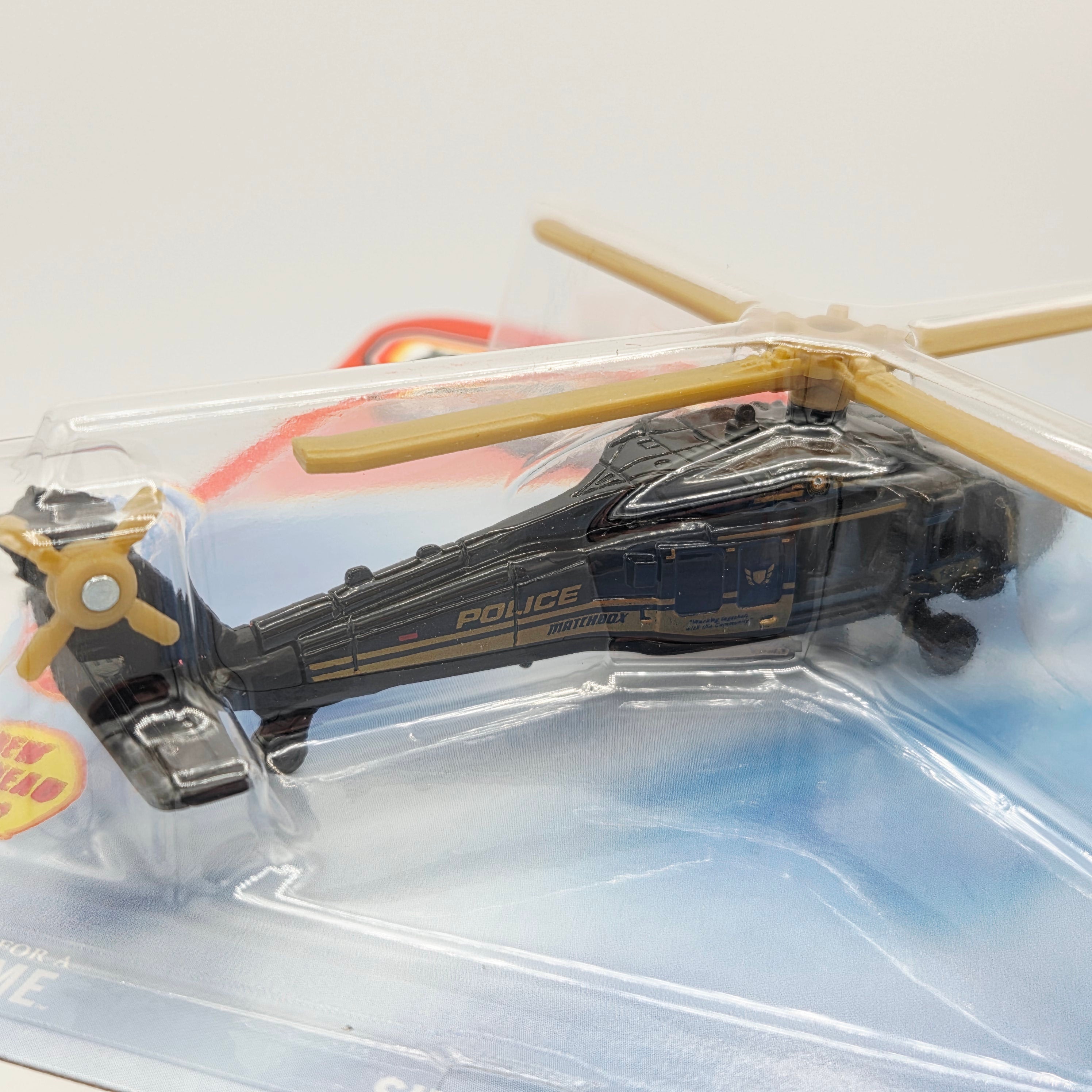 Matchbox Sikorsky S-70 Helicopter "Police" (2026 MBX Sky Busters - Wave 3)