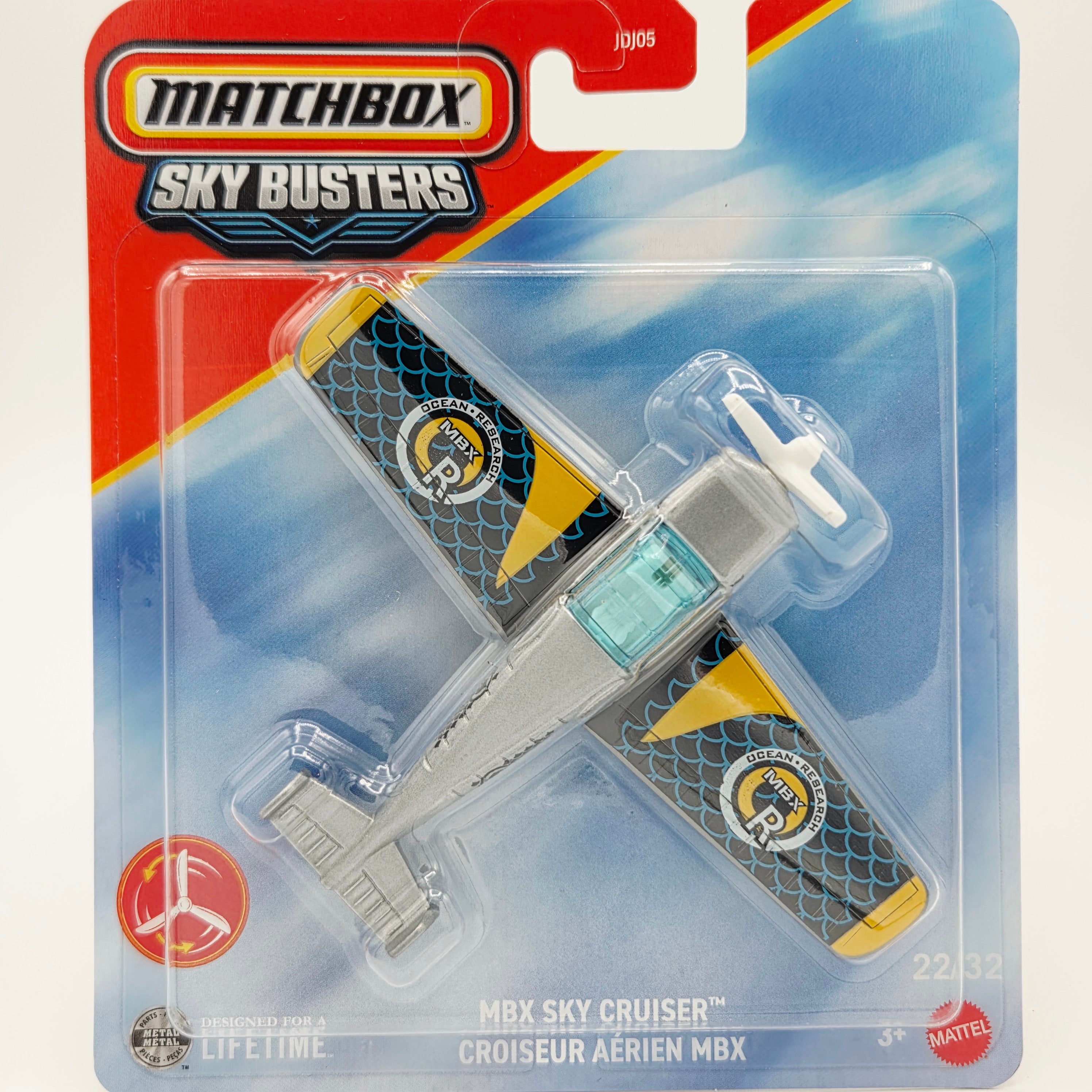Matchbox MBX Sky Cruiser Plane "Ocean Research" (2026 MBX Sky Busters - Wave 3)