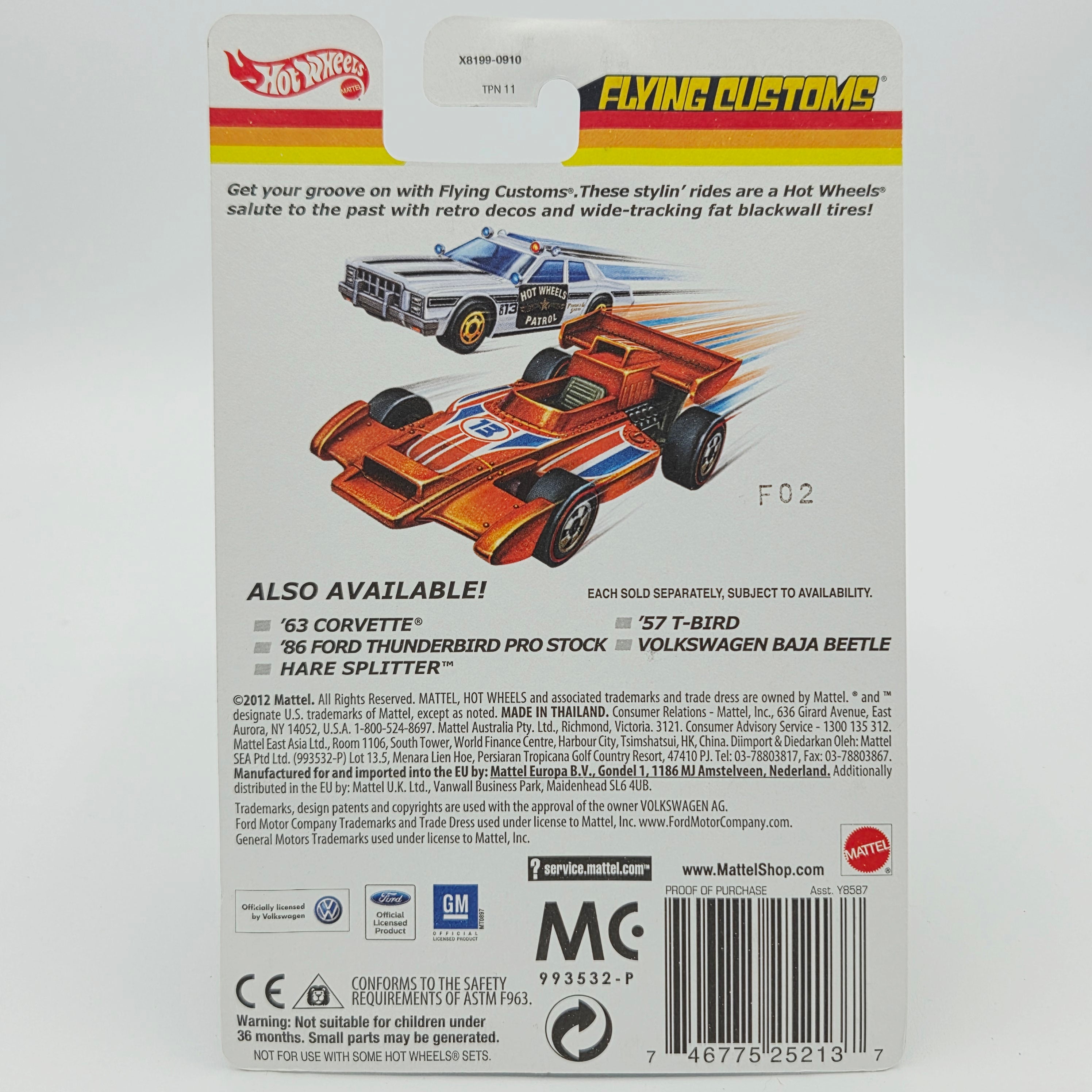 Hot Wheels '86 Ford Thunderbird Pro Stock (2013 HW Flying Customs)