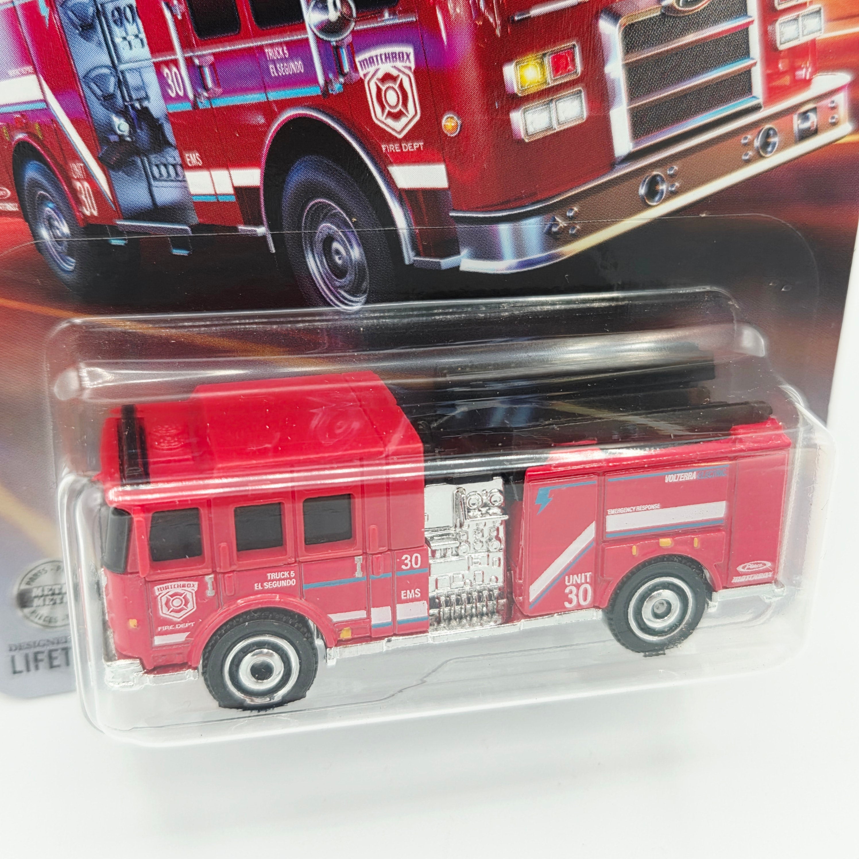 Matchbox Pierce Volterra EV Fire Engine (2026 Mix 4 D Basic)