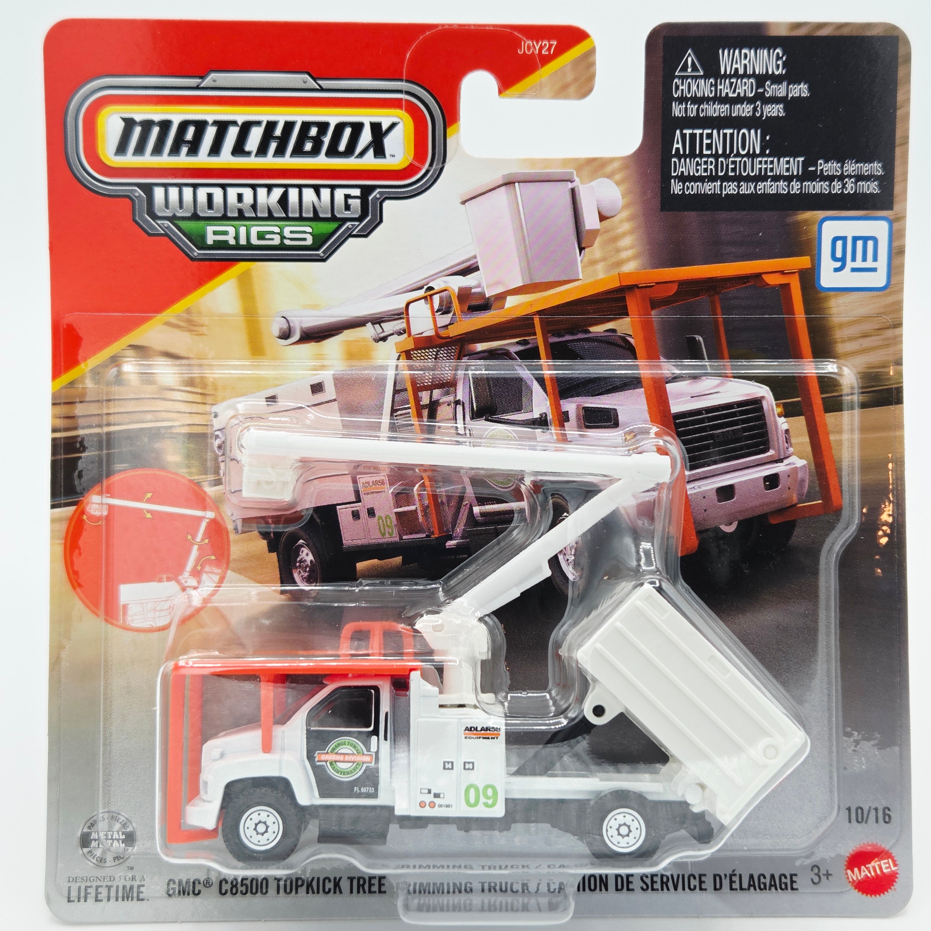 Matchbox GMC C8500 Topkick Tree Trimming Bucket Truck (2026 Working Rigs - Mix 2, Case H)
