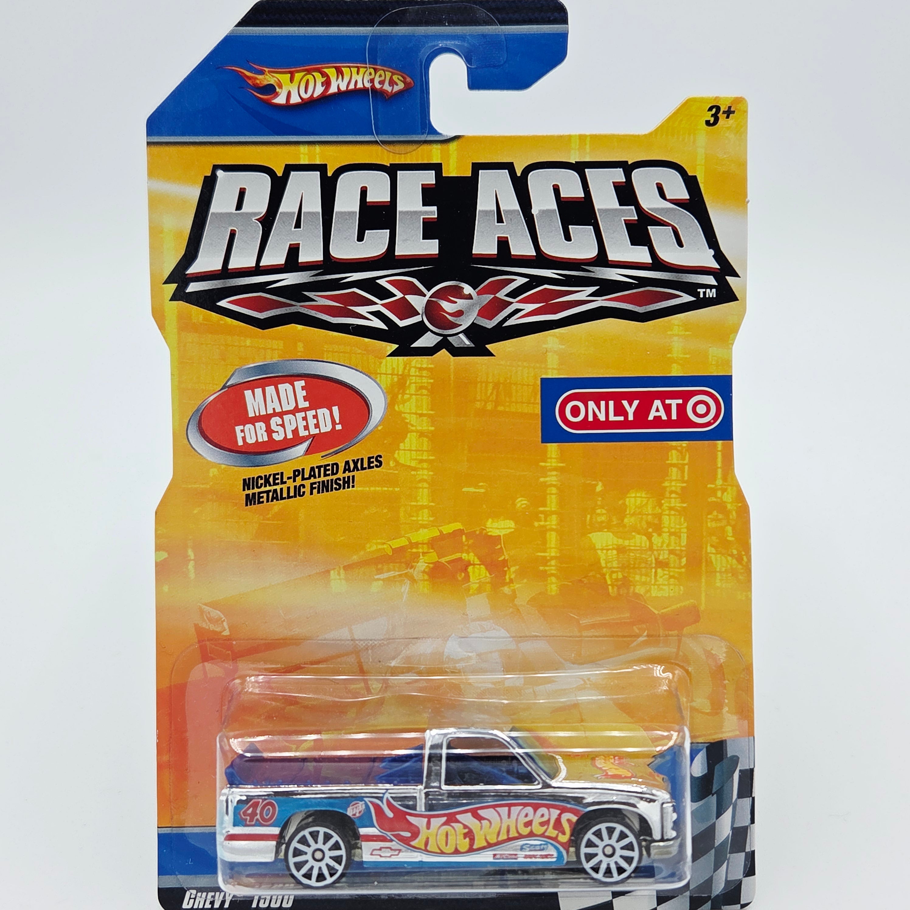 Hot Wheels Chevy 1500 Pickup Truck (2008 HW Race Aces - Target Exclusive)