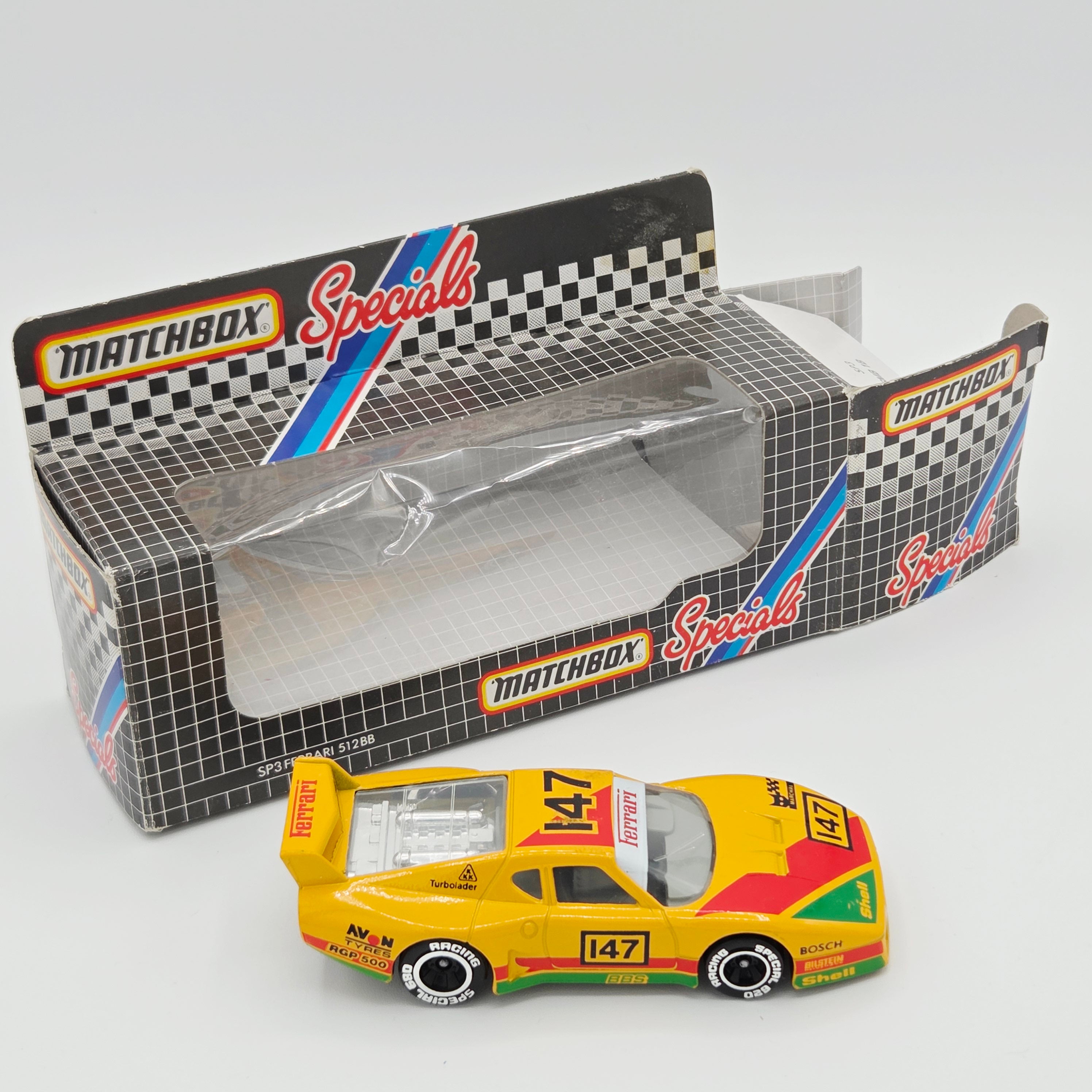 Matchbox Ferrari 512 BB Race Car w/ Original Box (1983 MBX Specials)