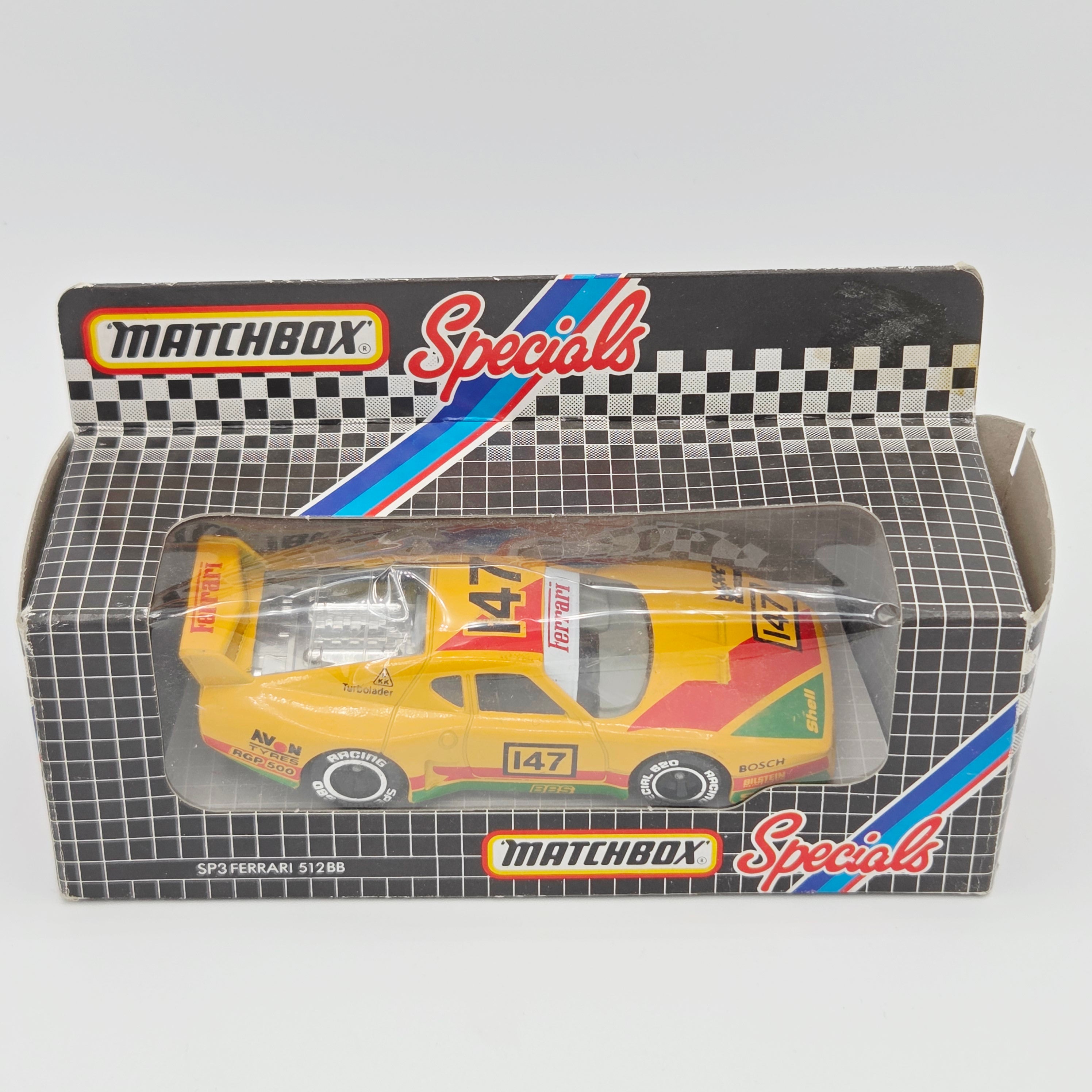 Matchbox Ferrari 512 BB Race Car w/ Original Box (1983 MBX Specials)