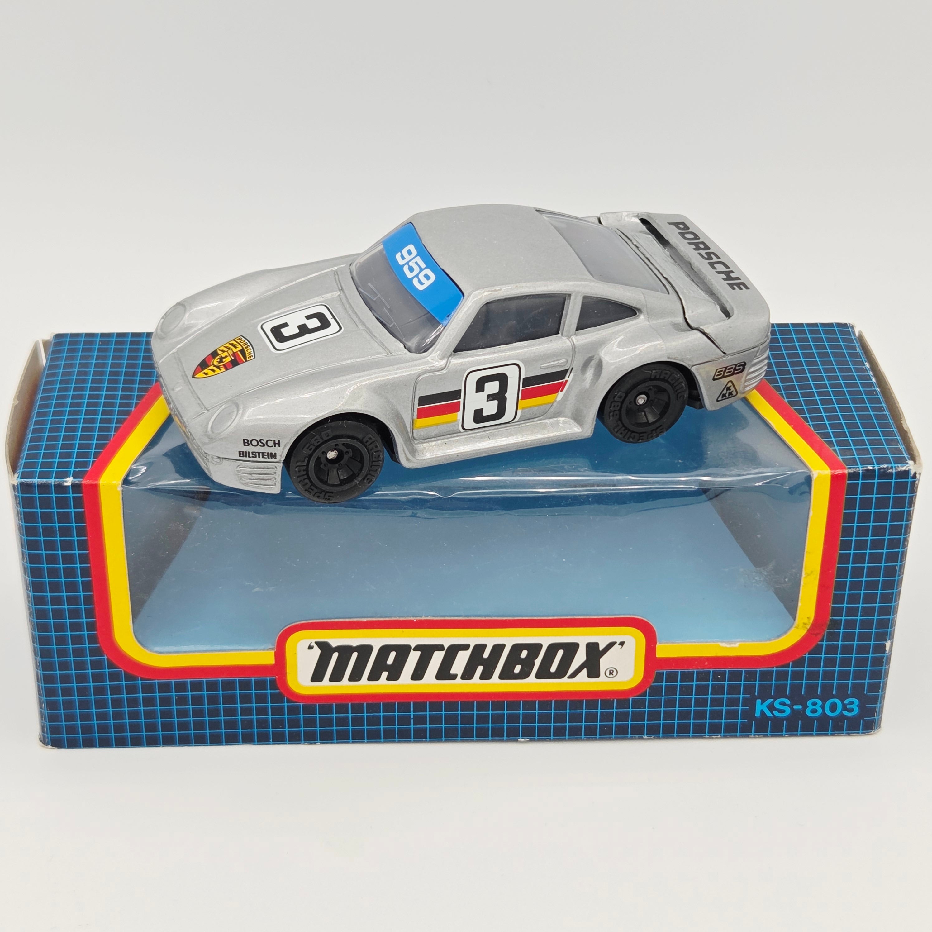 Matchbox Porsche 959 w/ Original Box (1990 MBX Specials / King Size)