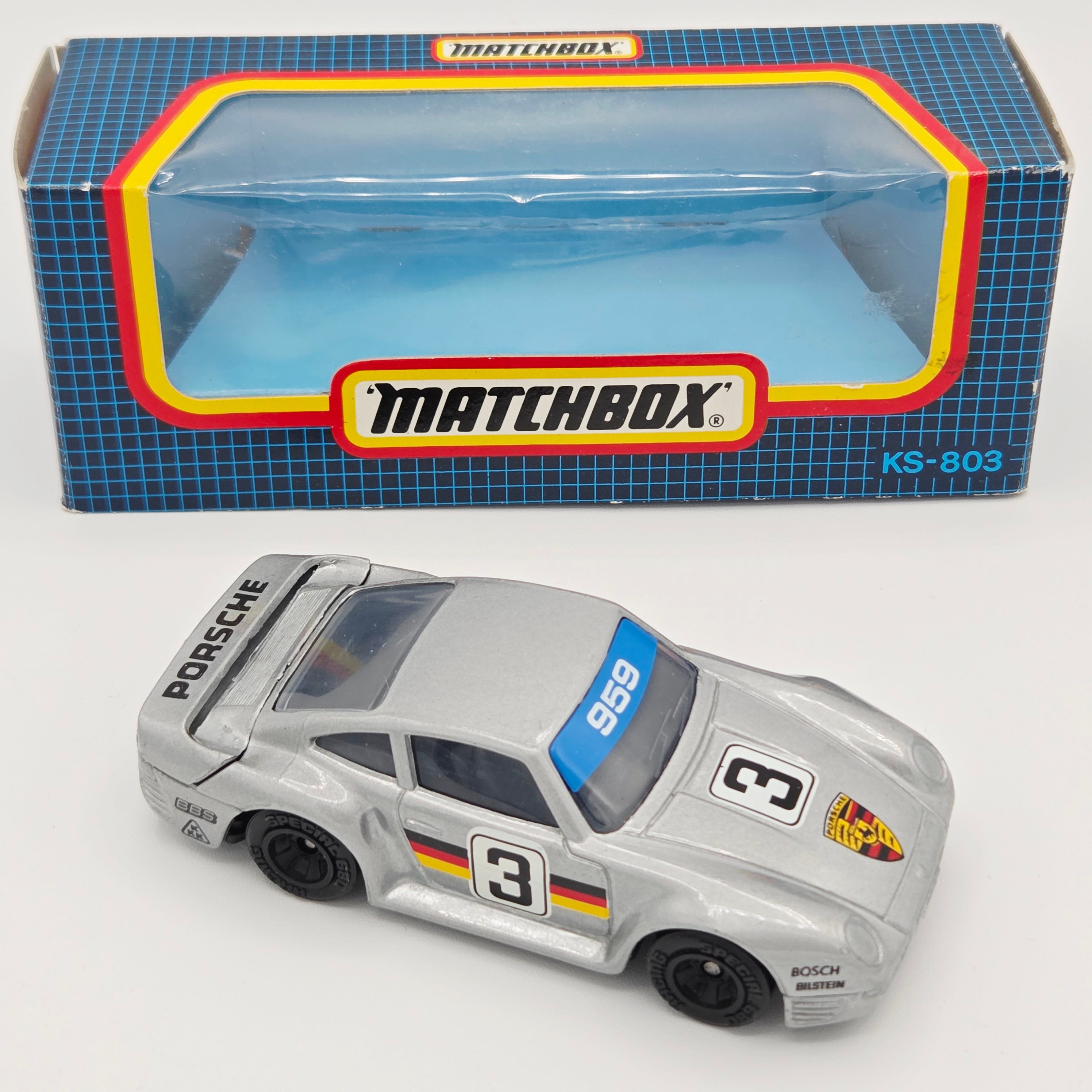 Matchbox Porsche 959 w/ Original Box (1990 MBX Specials / King Size)