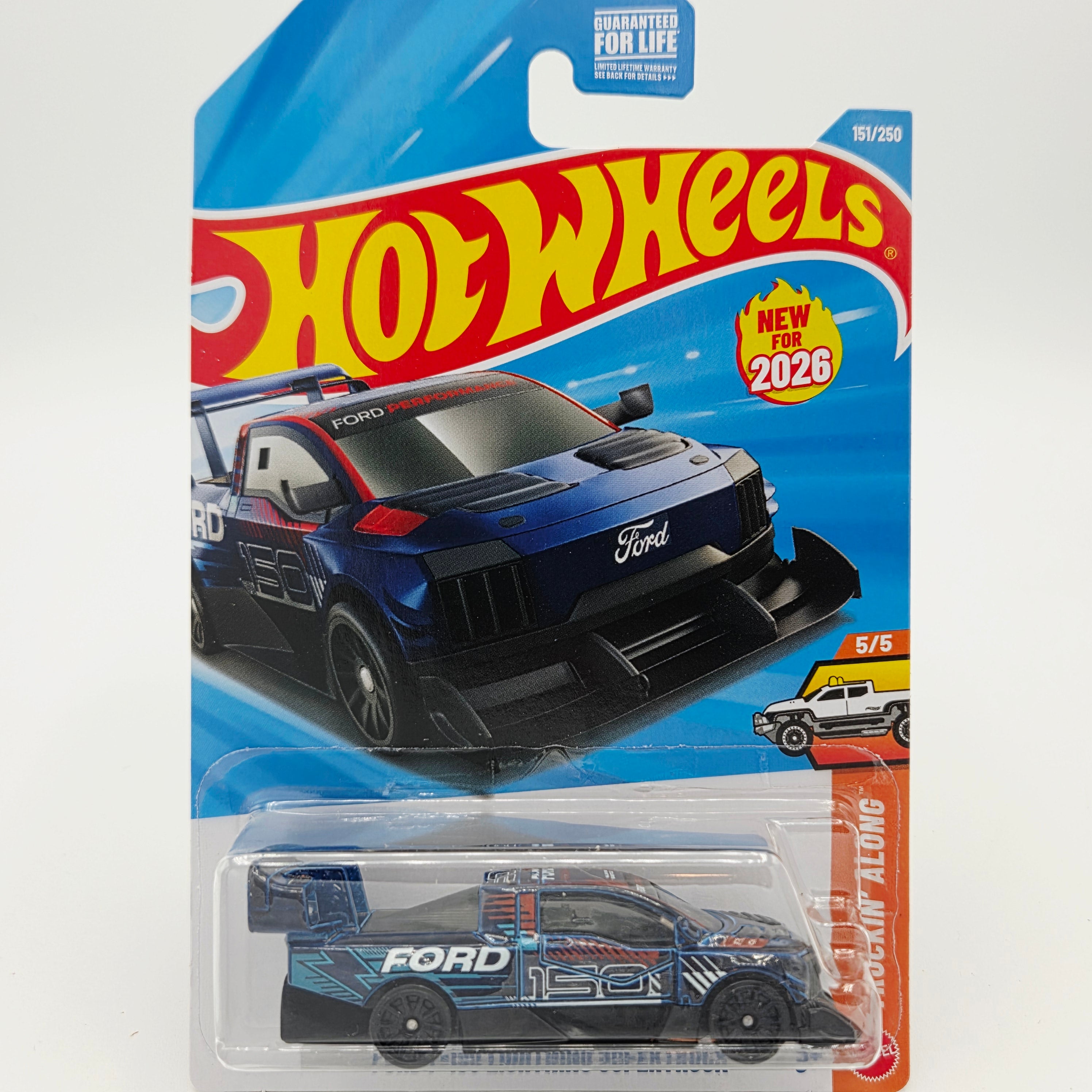 Hot Wheels Ford F-150 Lightning Super Truck (2026 HW Basic Case G - Truckin' Along)
