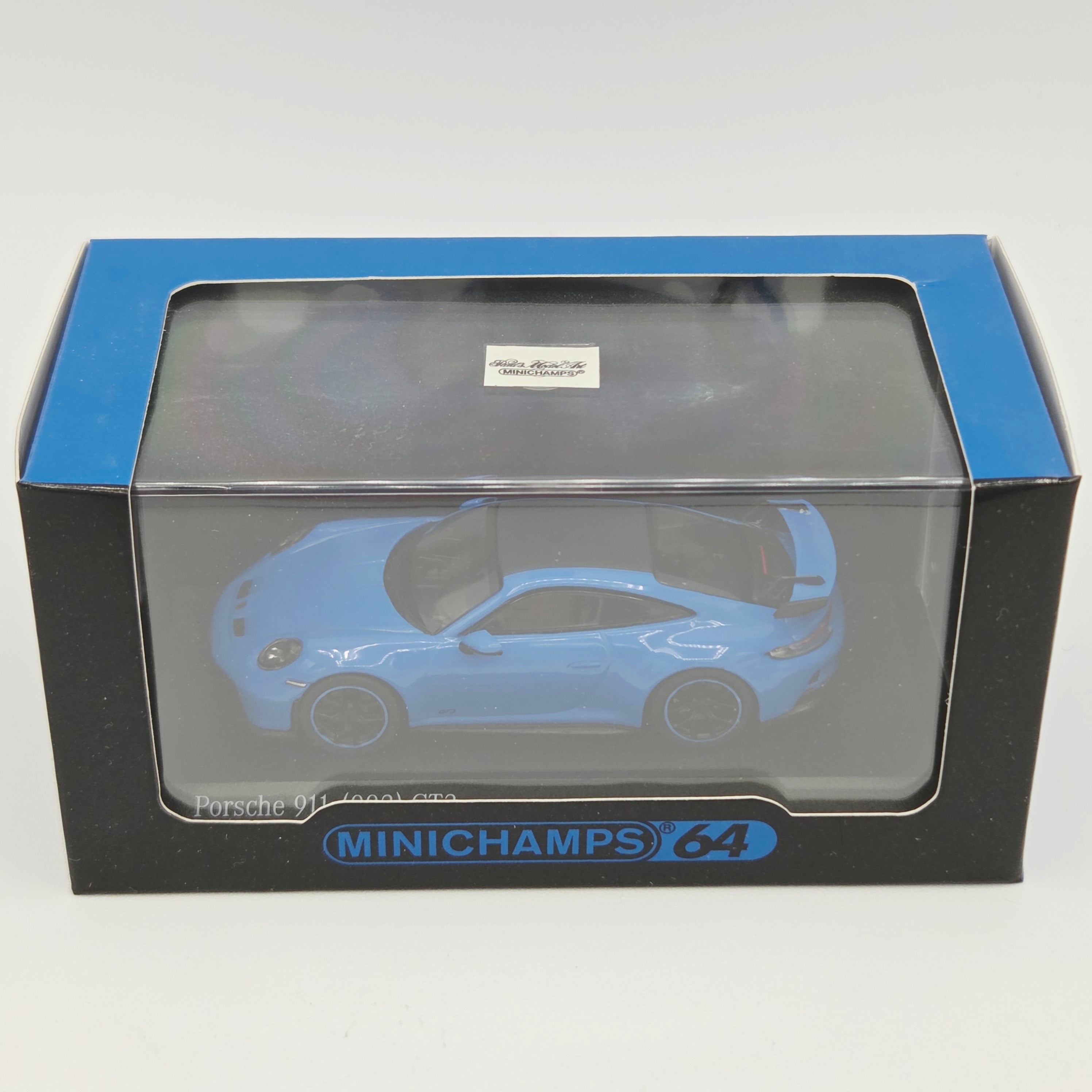 Minichamps '21 Porsche 911 GT3 992 - 1:64, Shark Blue (2022 Paul's Model Art - Limited Edition)