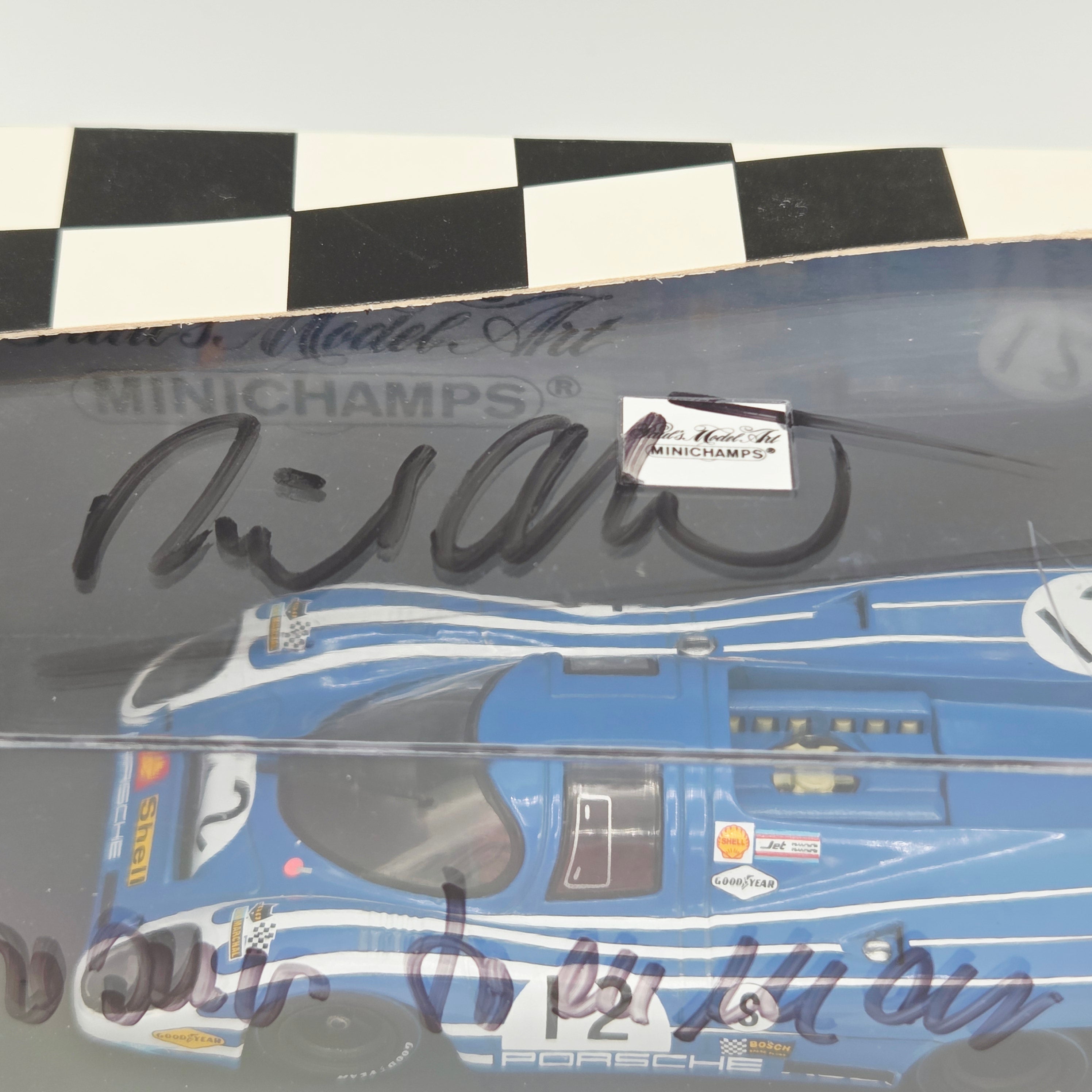 Minichamps Porsche 917K 1000km Brands Hatch 1970 - 1:43 scale, SIGNED BY BOTH DRIVERS - HERMANN & ATTWOOD (Paul's Model Art - Limited Edition 1 of 2,544)