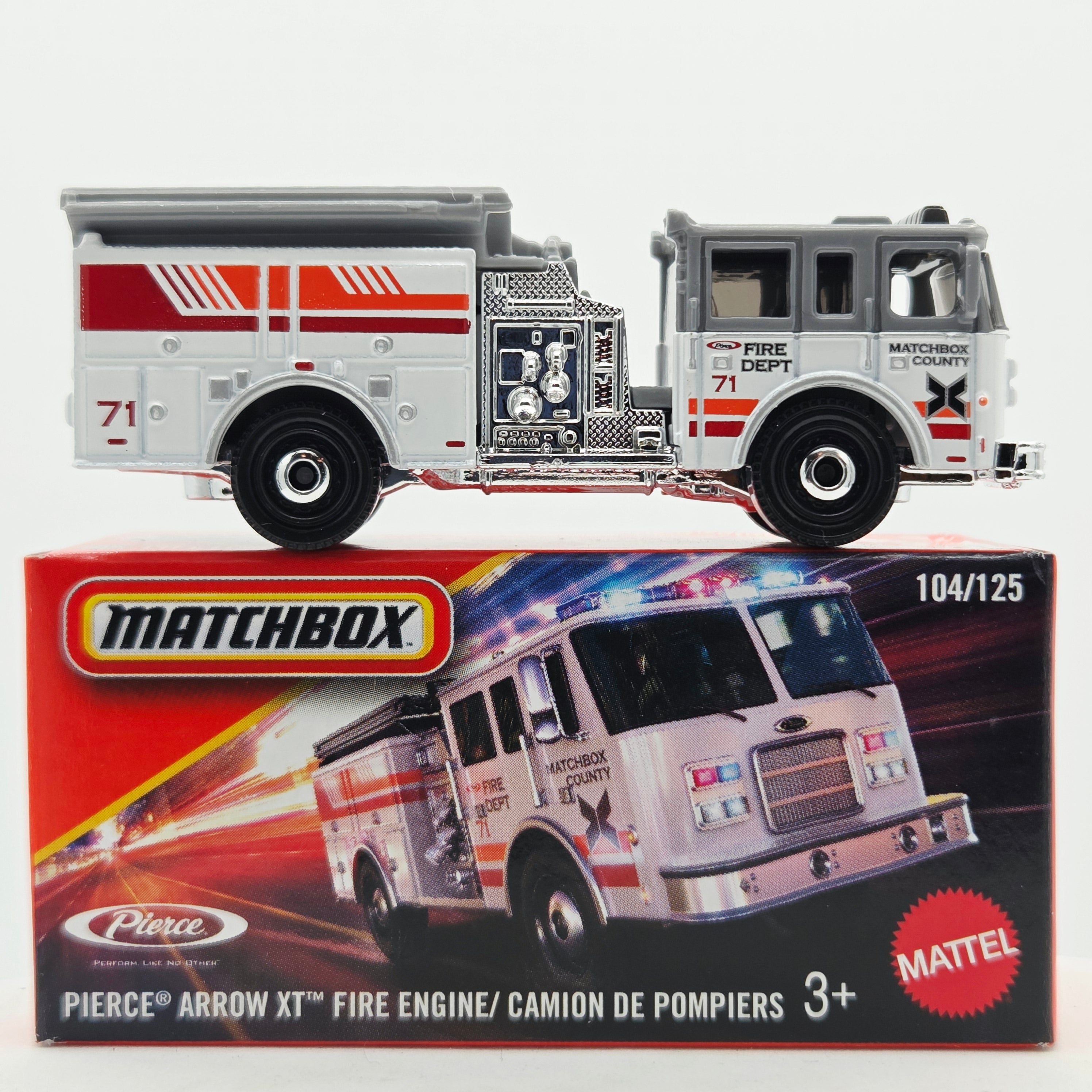 Matchbox Pierce Dash Arrow XT Fire Engine (2025 Mix 7 G Basic - Power Grabs)