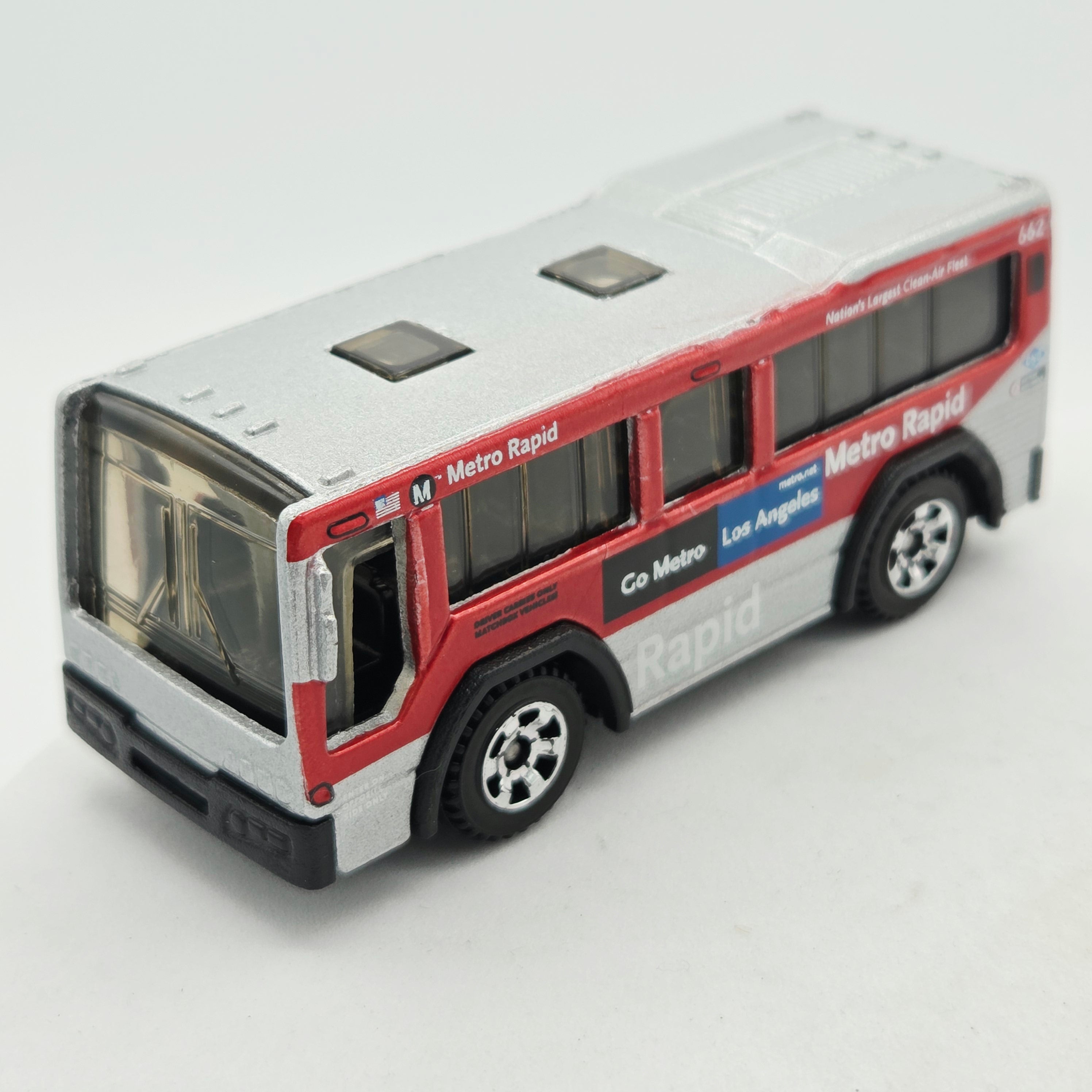 Matchbox MBX City Bus "Los Angeles" Rapid Transit (2007 MBX Basic - Metal)