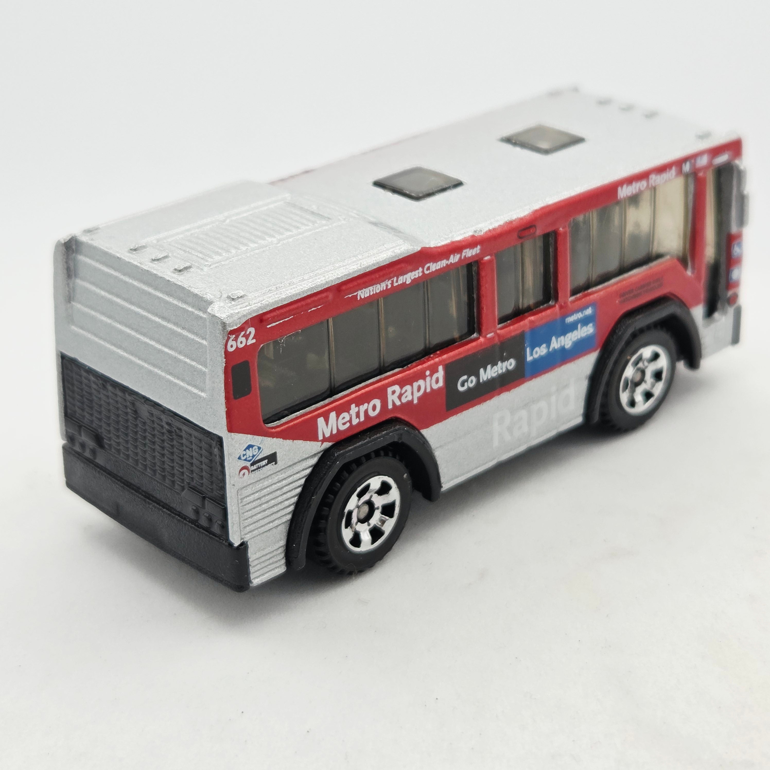 Matchbox MBX City Bus "Los Angeles" Rapid Transit (2007 MBX Basic - Metal)