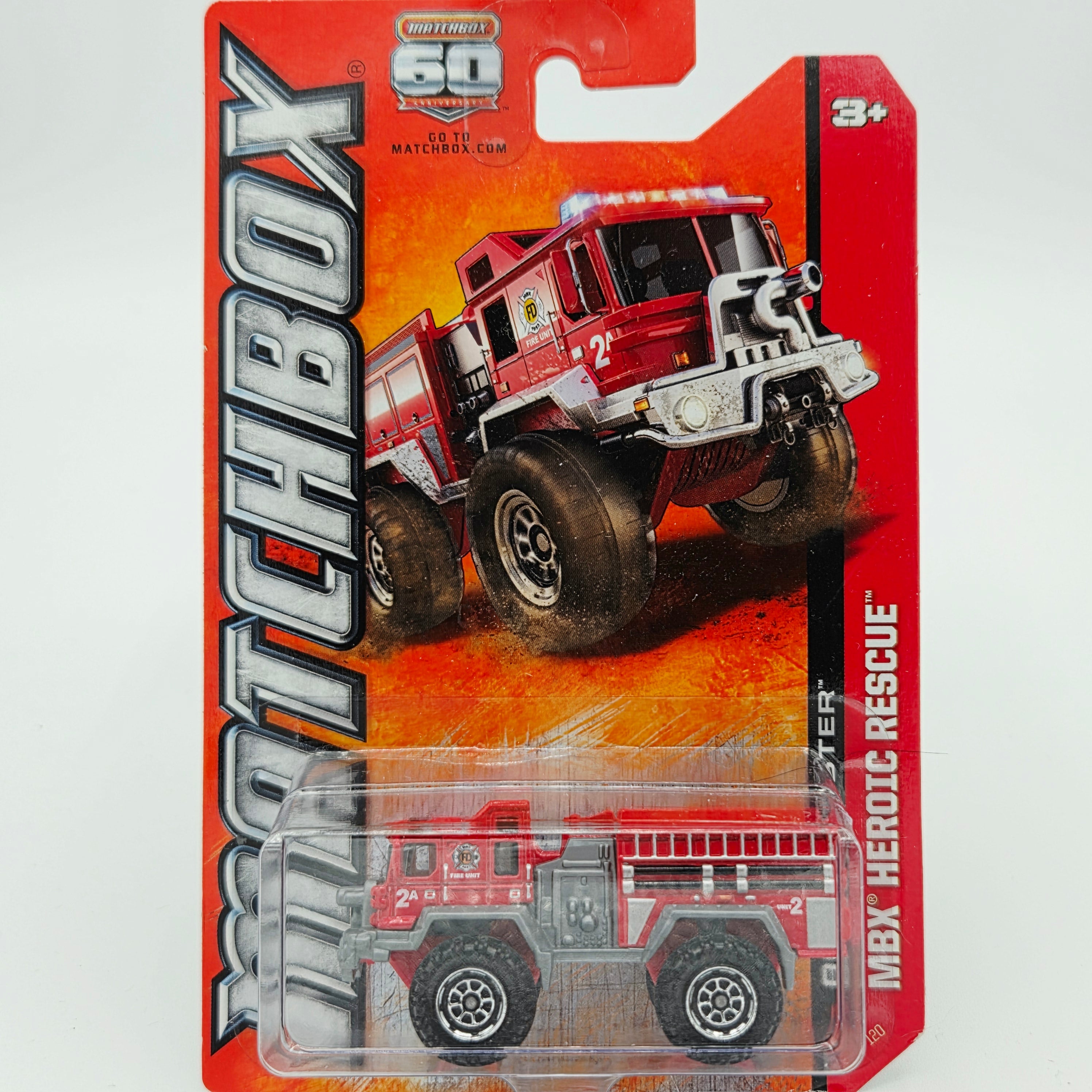 Matchbox MBX Blaze Blaster Fire Truck (2013 MBX Basic - Heroic Rescue)