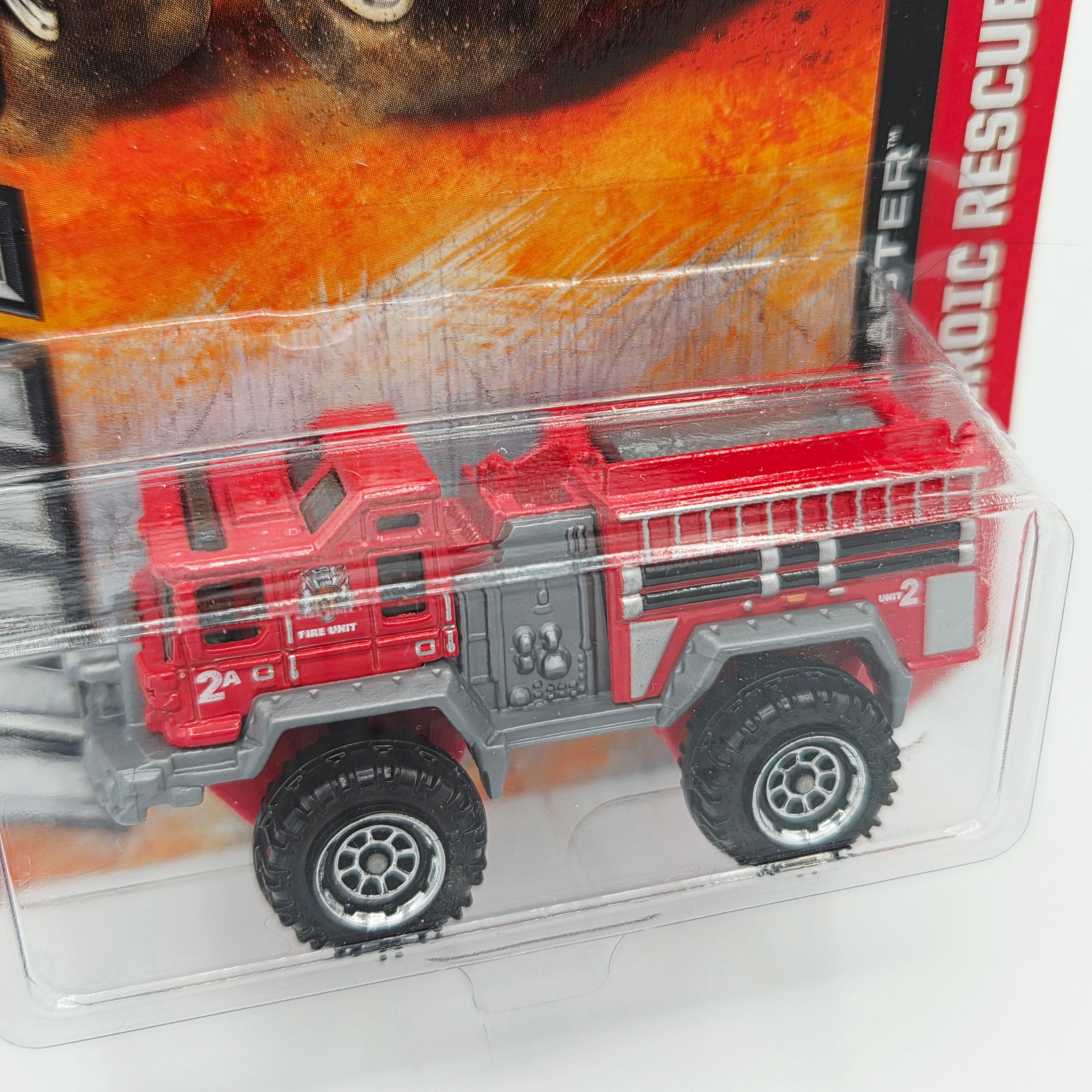 Matchbox MBX Blaze Blaster Fire Truck (2013 MBX Basic - Heroic Rescue)