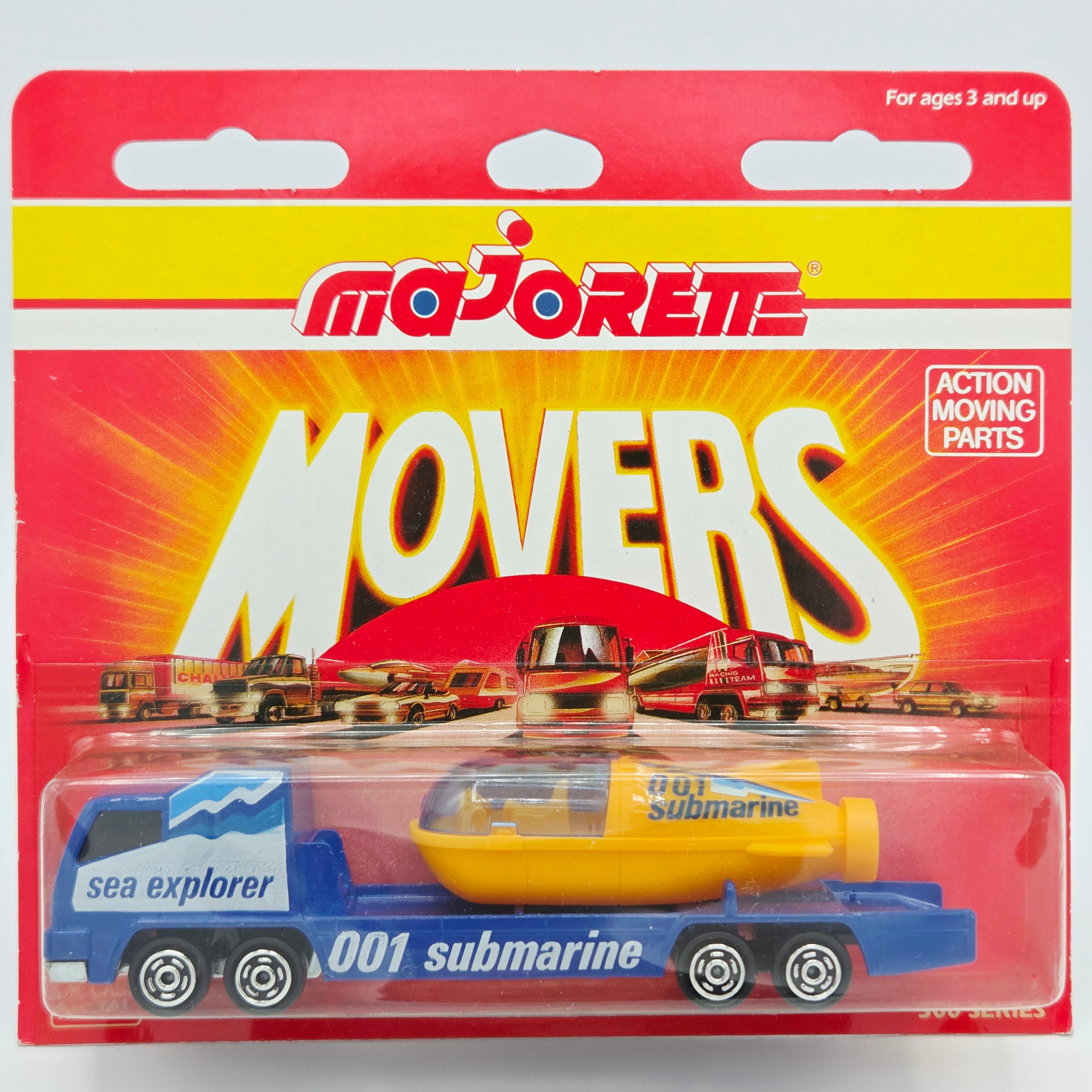 Majorette Deep Sea Explorer Transporter #370 (1990 Movers 300 Series)