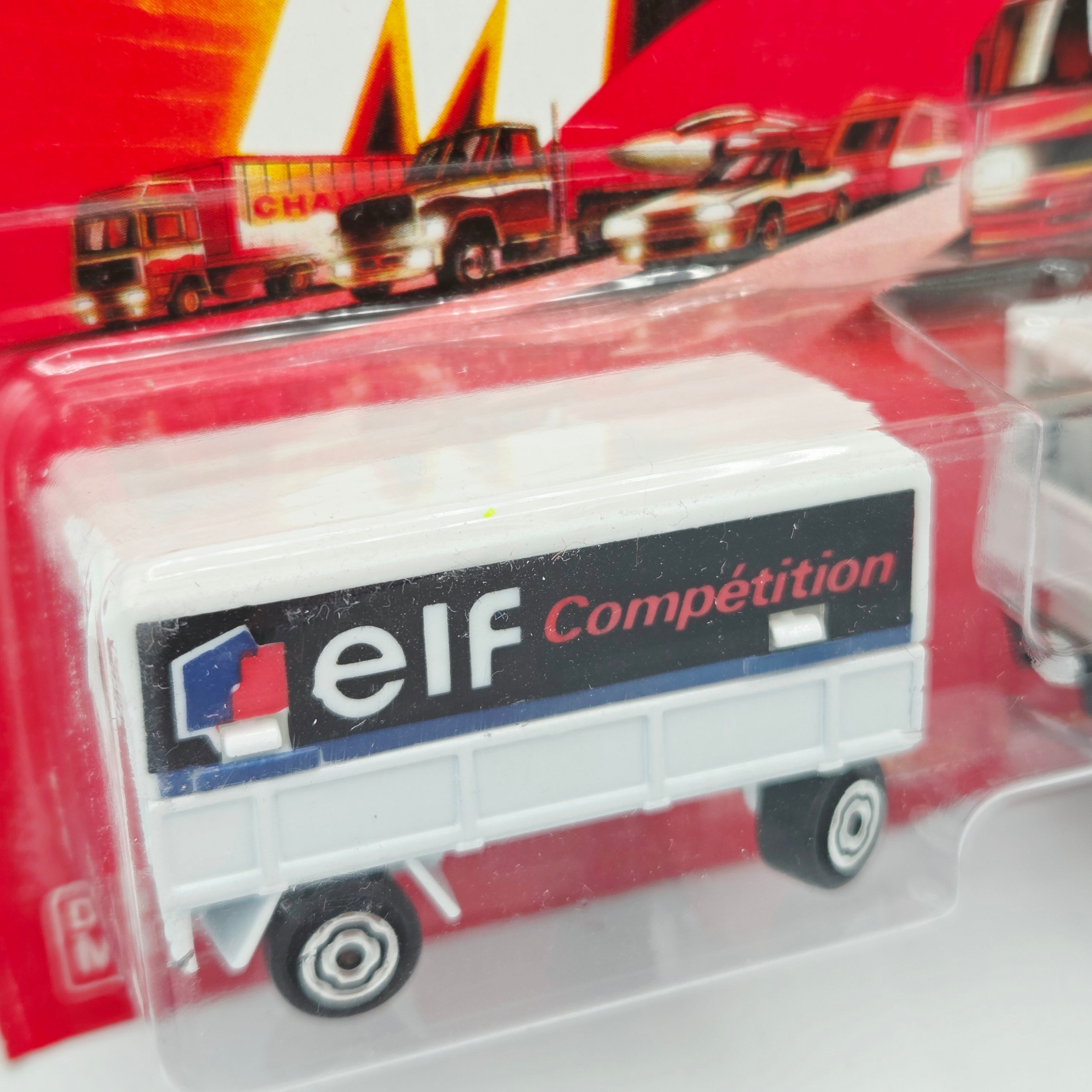 Majorette Truck & Trailer "Elf Competition" #366 (1990 Movers 300 Series)