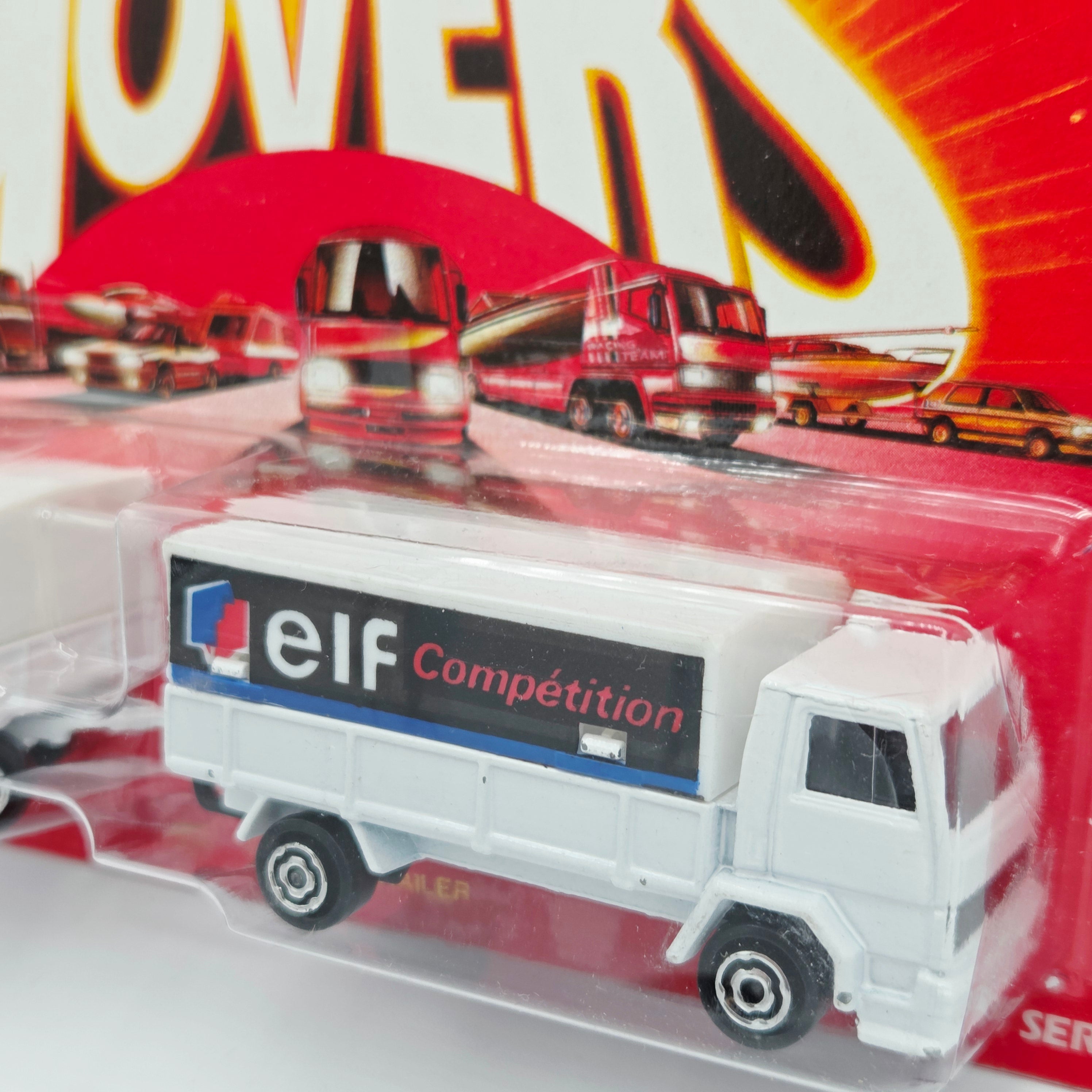 Majorette Truck & Trailer "Elf Competition" #366 (1990 Movers 300 Series)