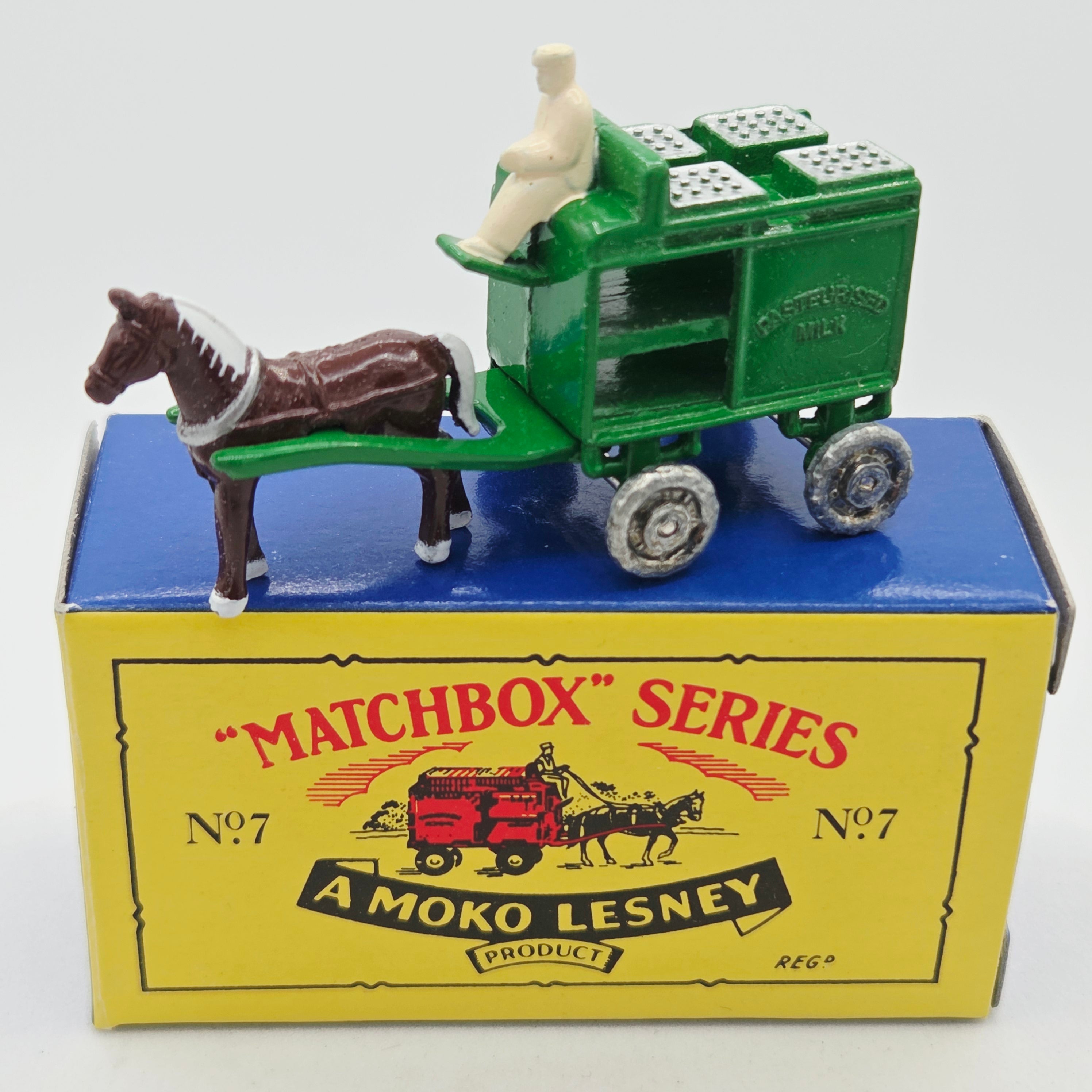 Matchbox Horse Drawn Milk Float / Carriage (1995 Matchbox Originals Series)