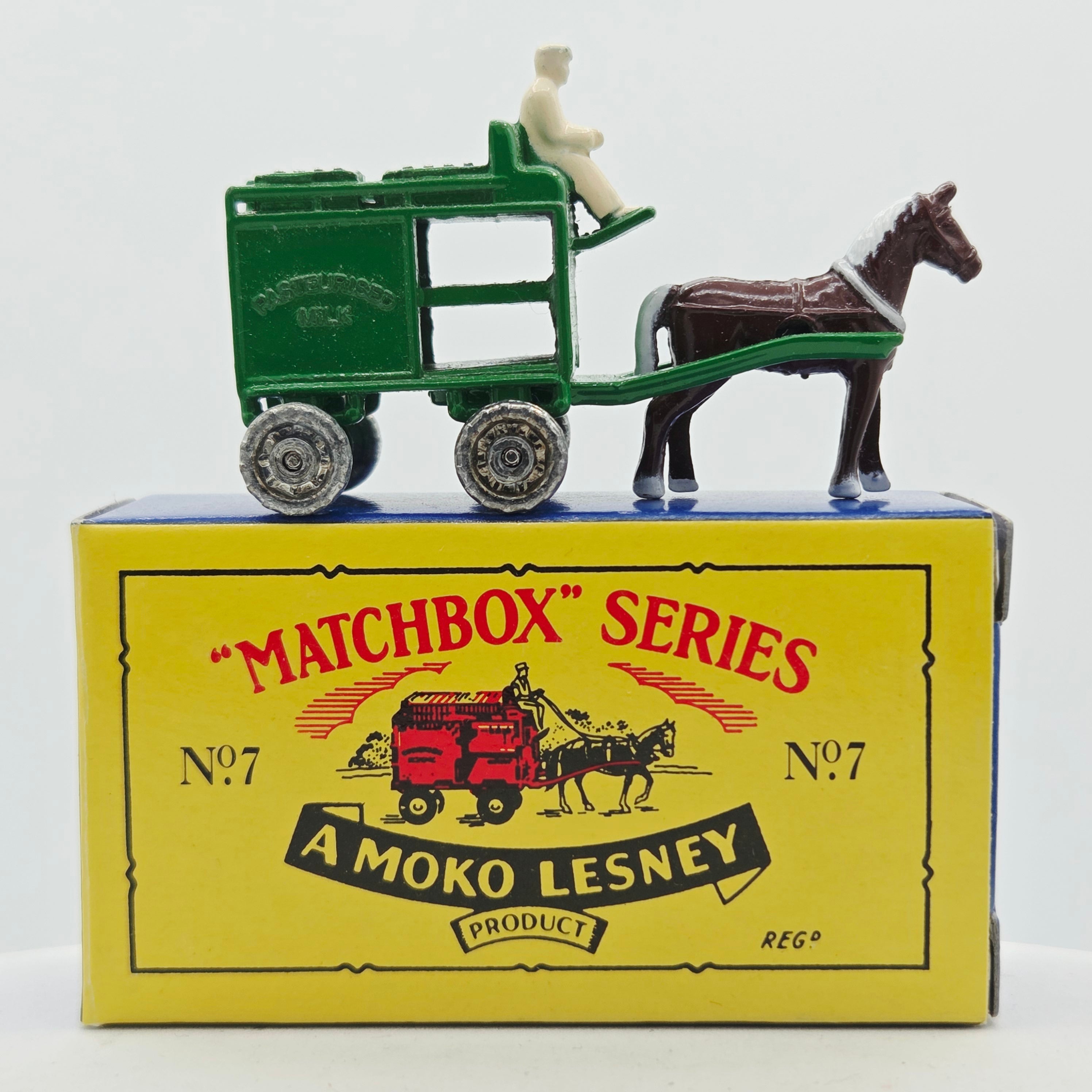 Matchbox Horse Drawn Milk Float / Carriage (1995 Matchbox Originals Series)