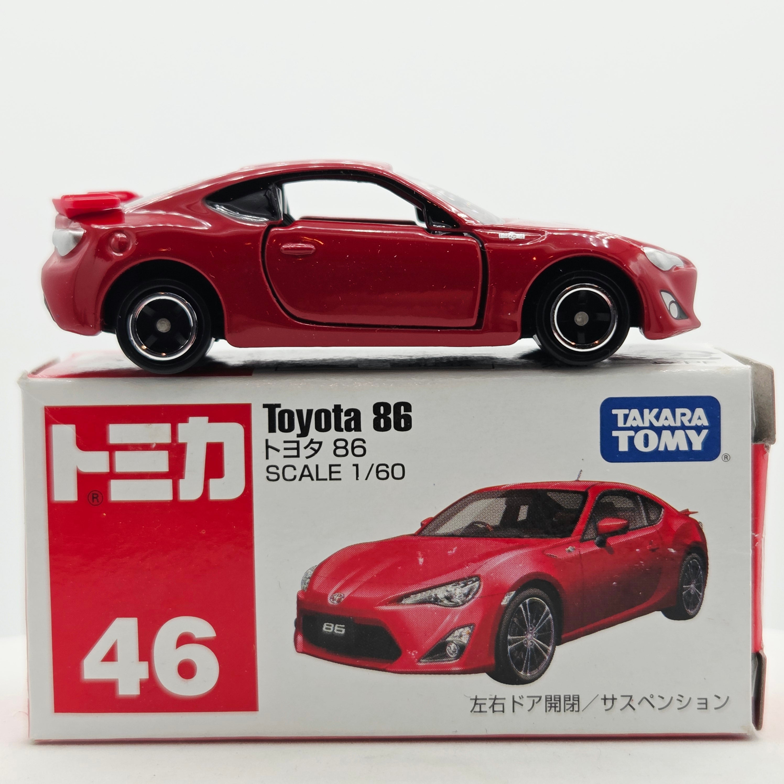 Takara Tomy - Toyota 86 #46 w/ Original Box - 1:60 (2012-2016 Classic Tomica Minicars)