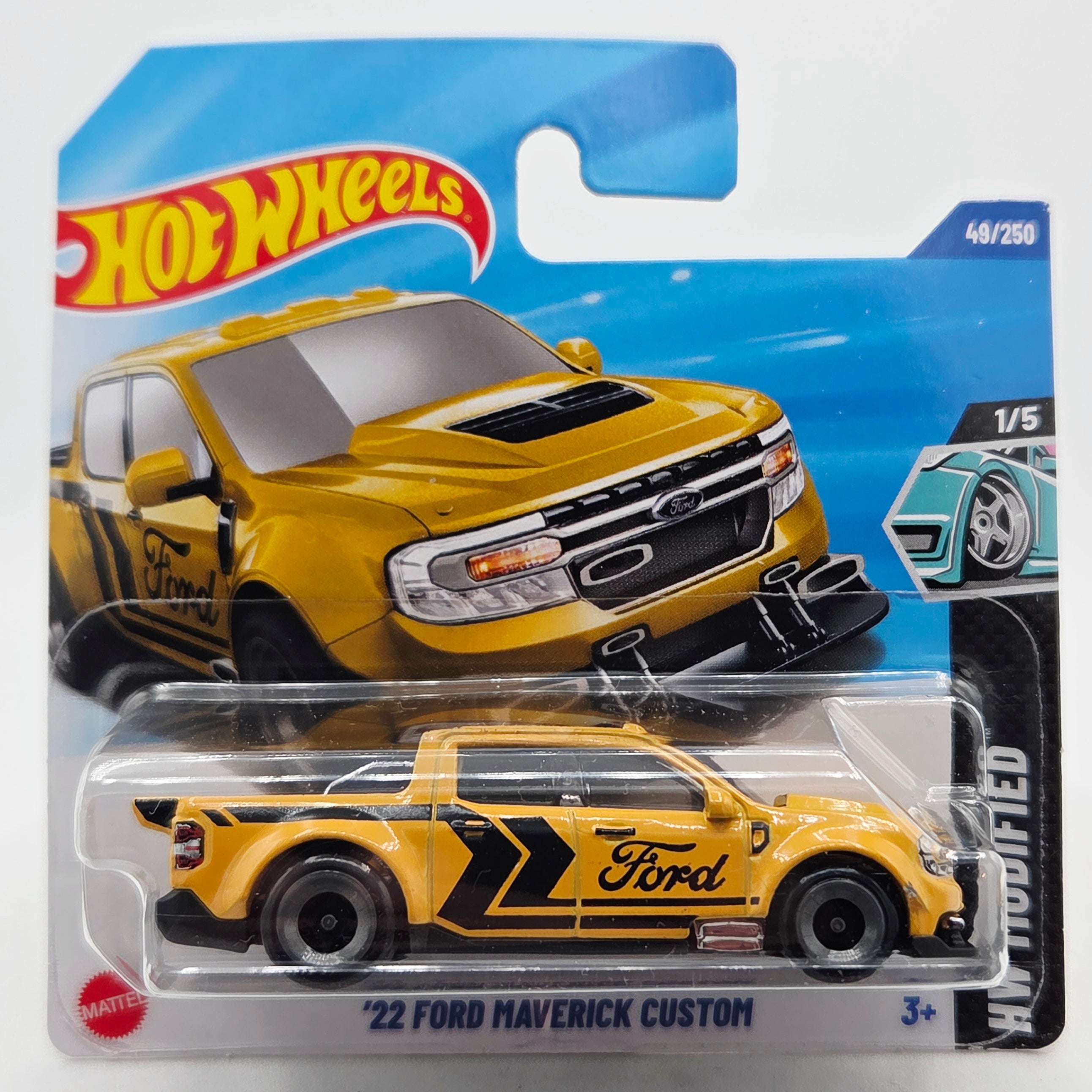 Hot Wheels '22 Ford Maverick Custom - Short Card (2025 HW Basic - Modified)