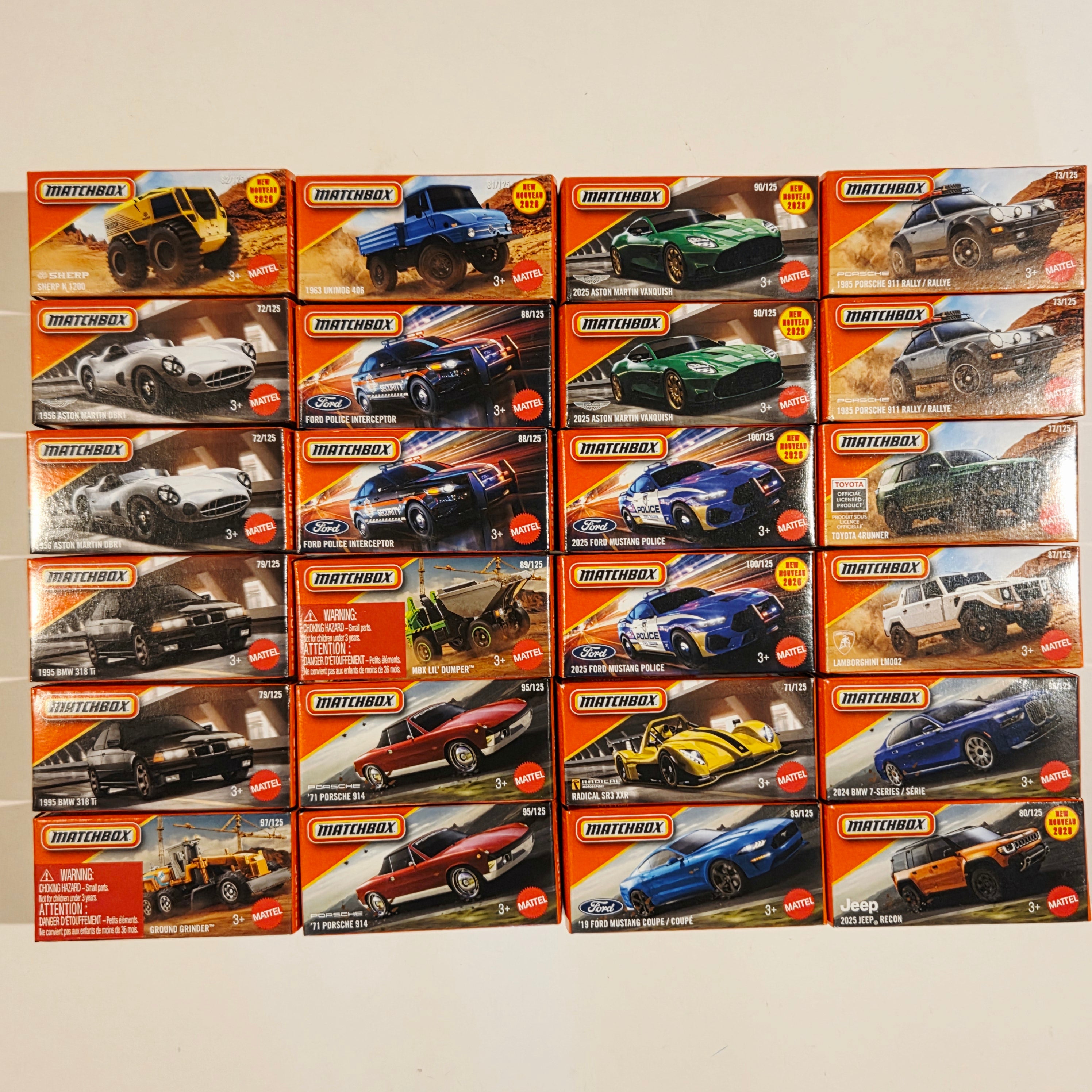 Matchbox Power Grabs 2026 Case J - Full Case 24 Count