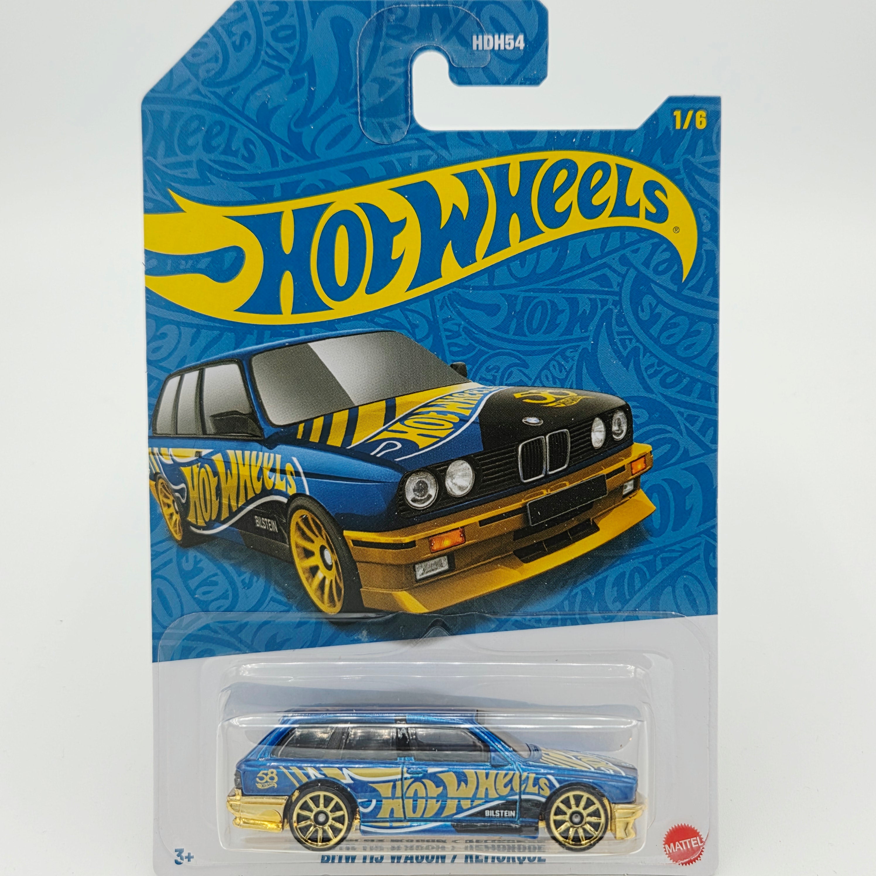 Hot Wheels - 2026 Pearl & Chrome 58th Anniversary Basic Mix 2 (Full Set - 6 Cars w/ Chase)