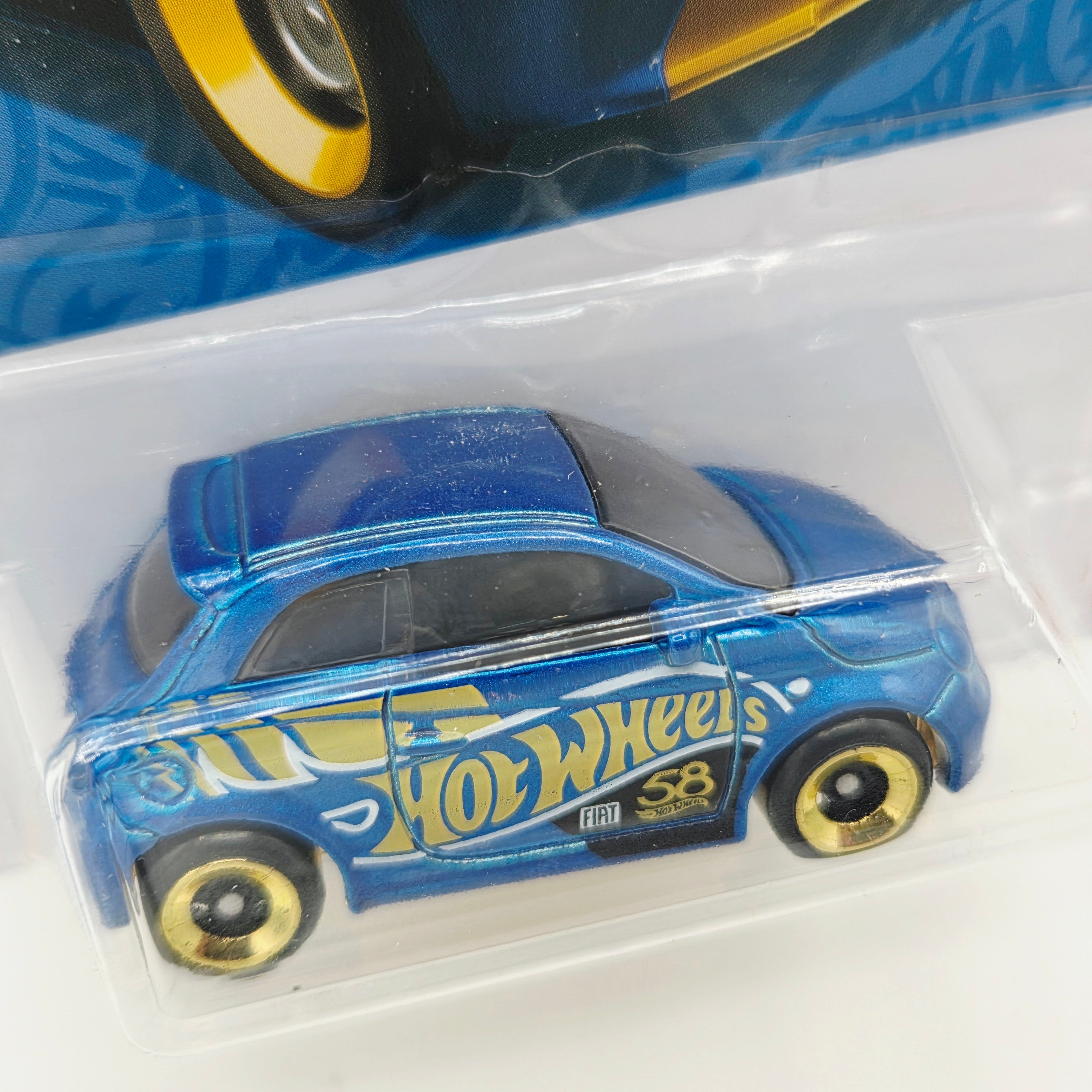 Hot Wheels Fiat 500e (2026 Pearl & Chrome 58th Anniversary Mix 2)