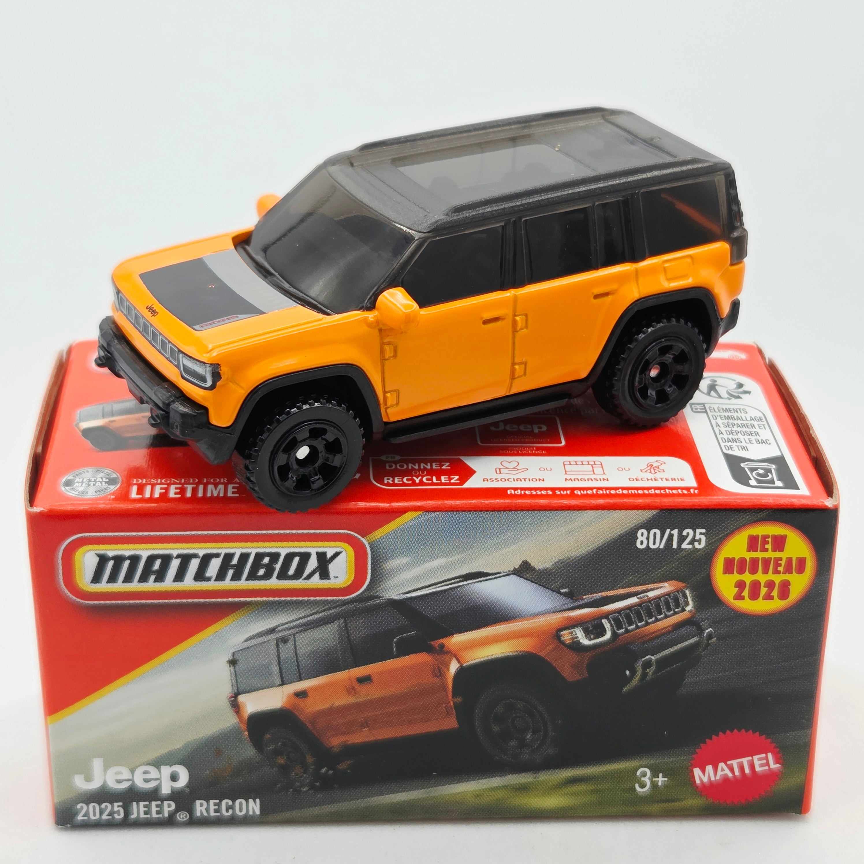 Matchbox '25 Jeep Recon (2026 Mix 8 H Basic - Power Grabs)