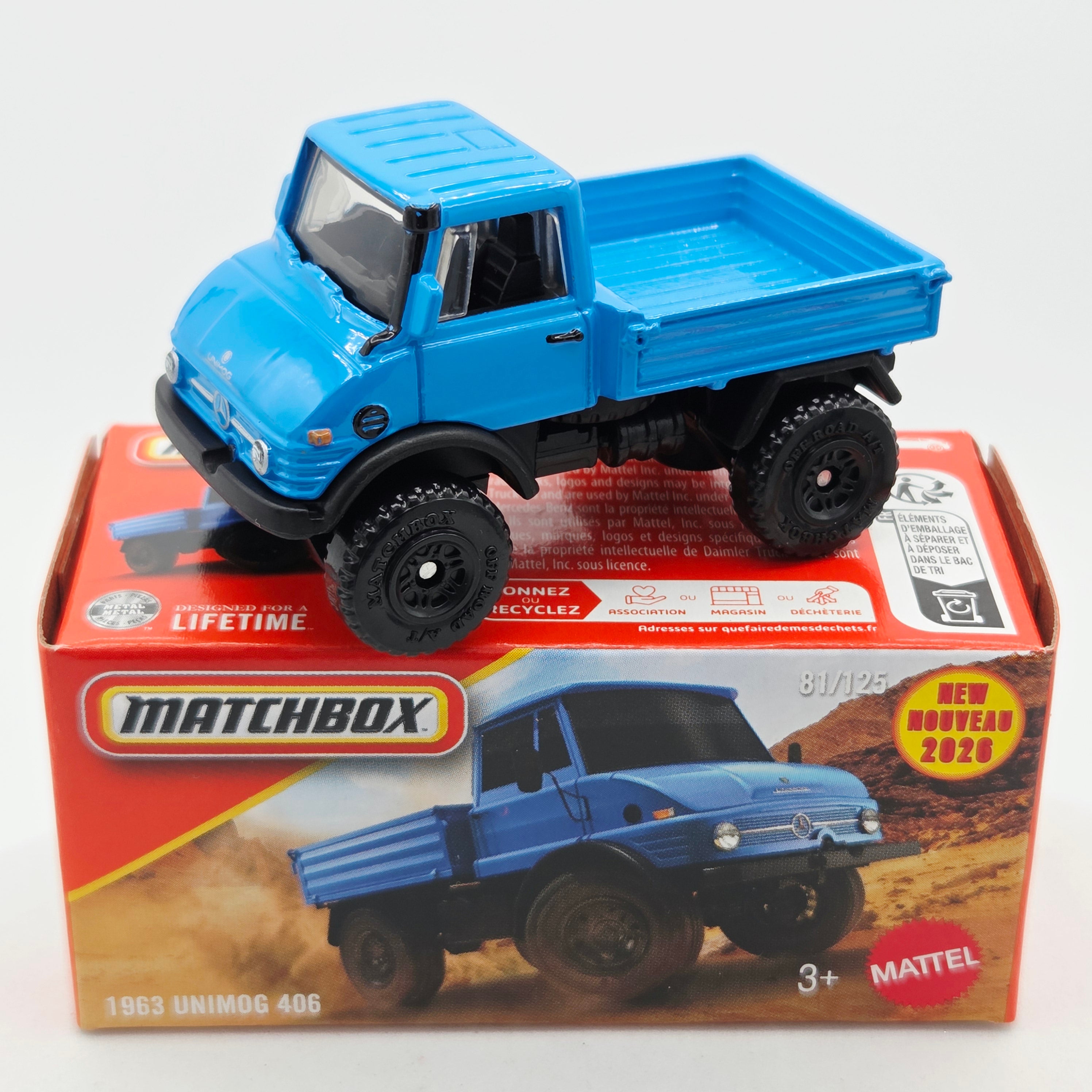 Matchbox '63 Unimog 406 (2026 Mix 8 H Basic - Power Grabs)