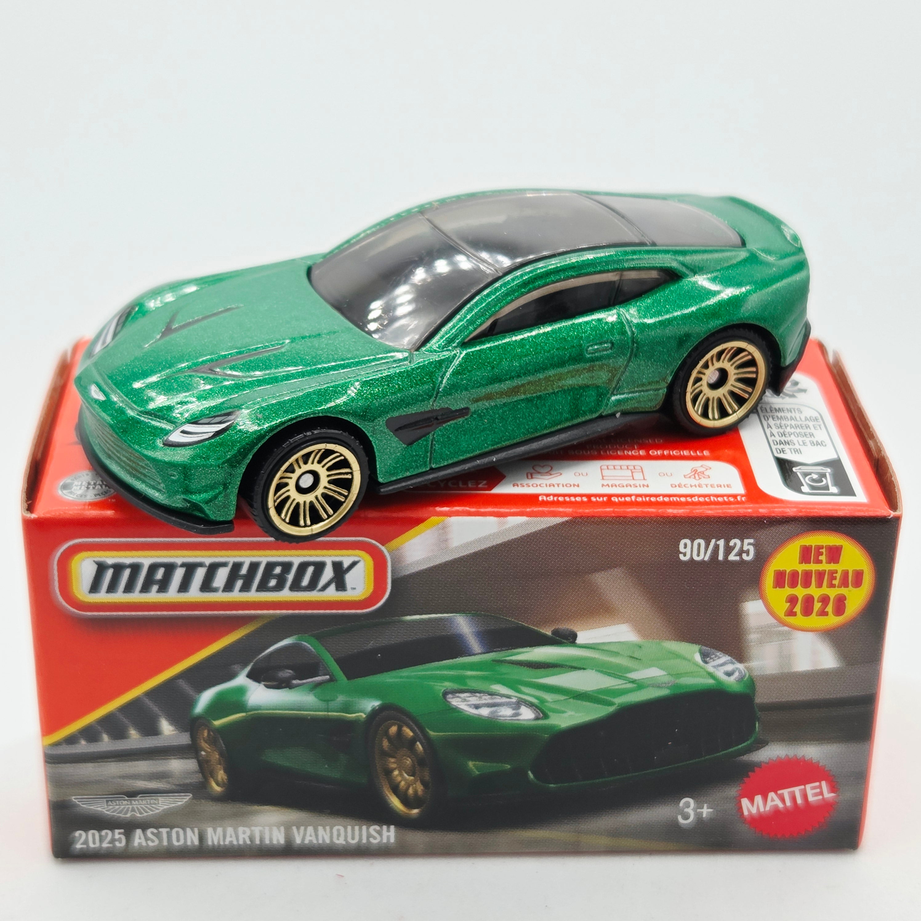 Matchbox '25 Aston Martin Vanquish (2026 Mix 9 J Basic - Power Grabs)