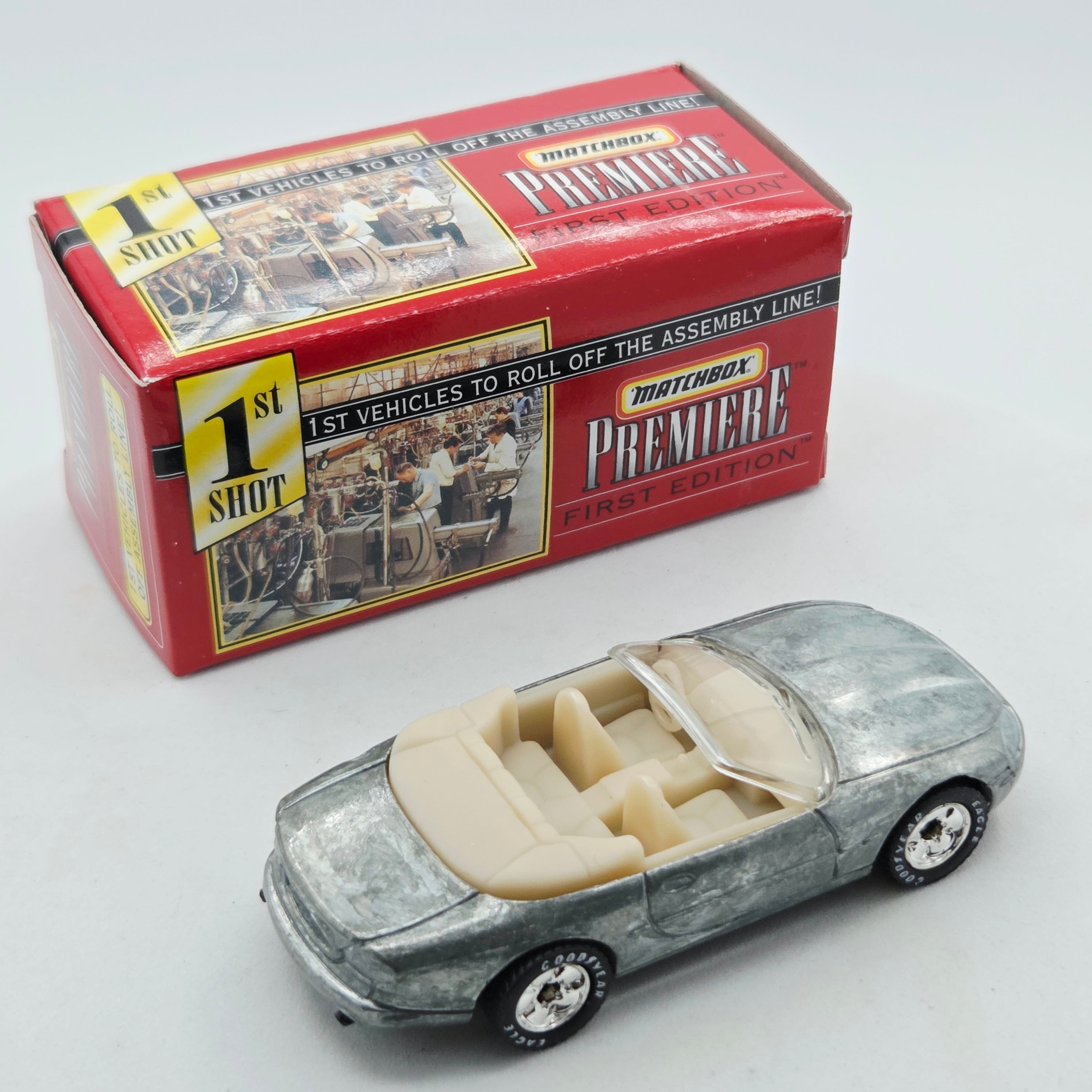 Matchbox Jaguar XK8 - ZAMAC (1998 MBX Premiere Collection - First Edition)