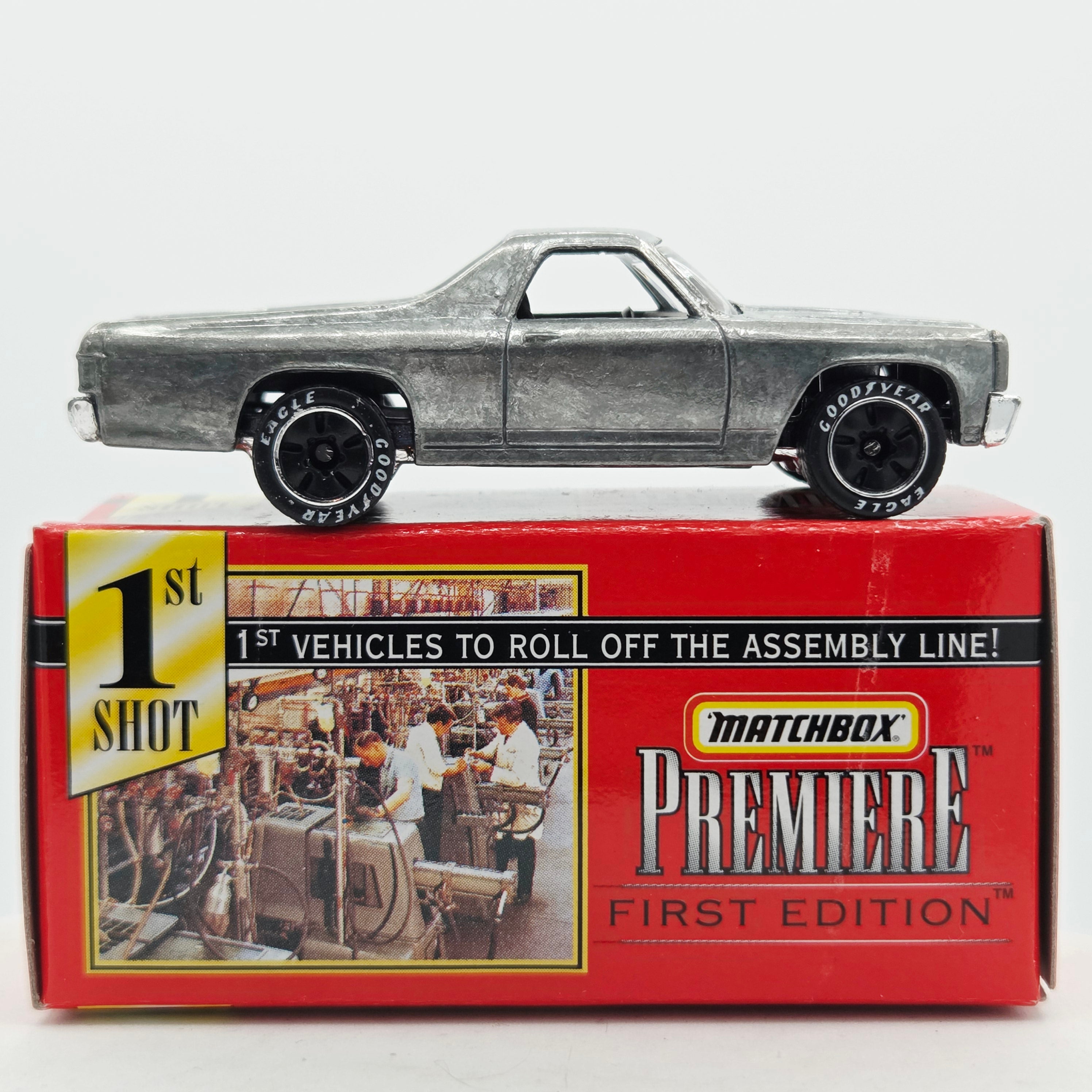 Matchbox '70 Chevrolet El Camino - ZAMAC (1998 MBX Premiere Collection - First Edition)