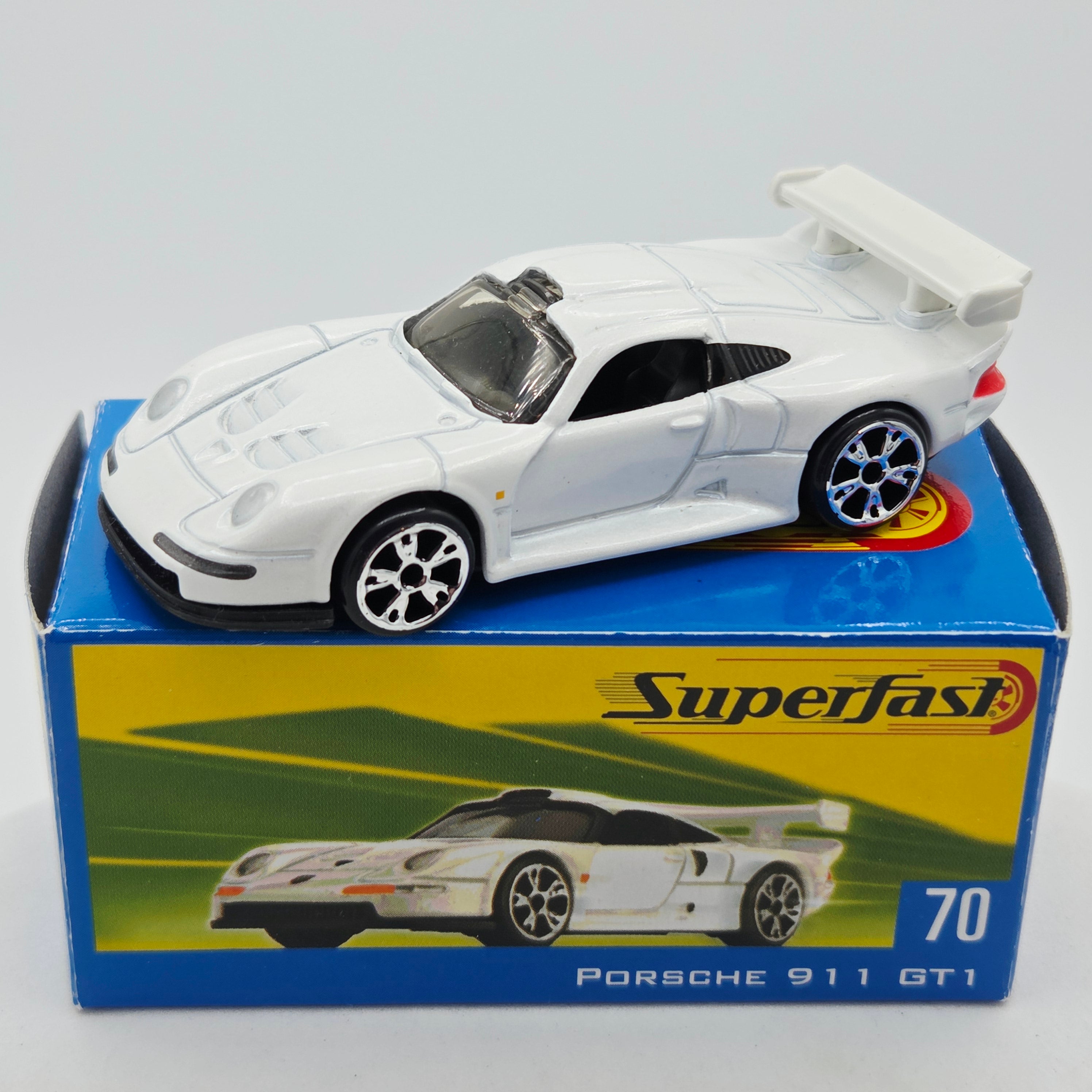 Matchbox Porsche 911 GT1 #70 (2004 MBX Superfast)