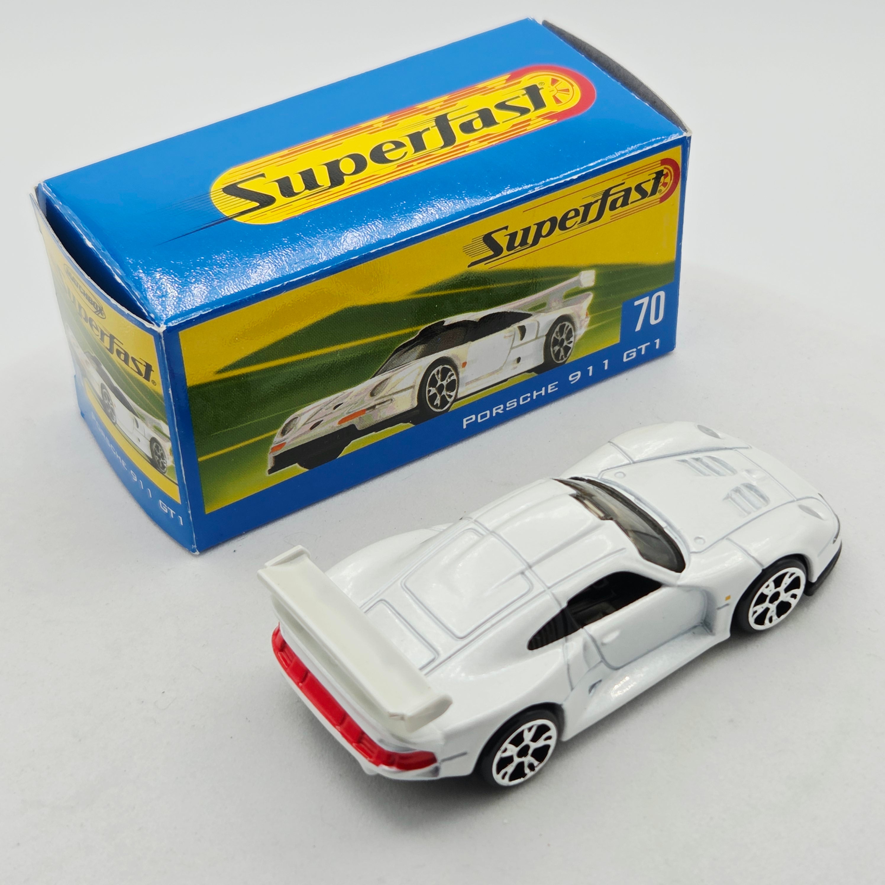 Matchbox Porsche 911 GT1 #70 (2004 MBX Superfast)