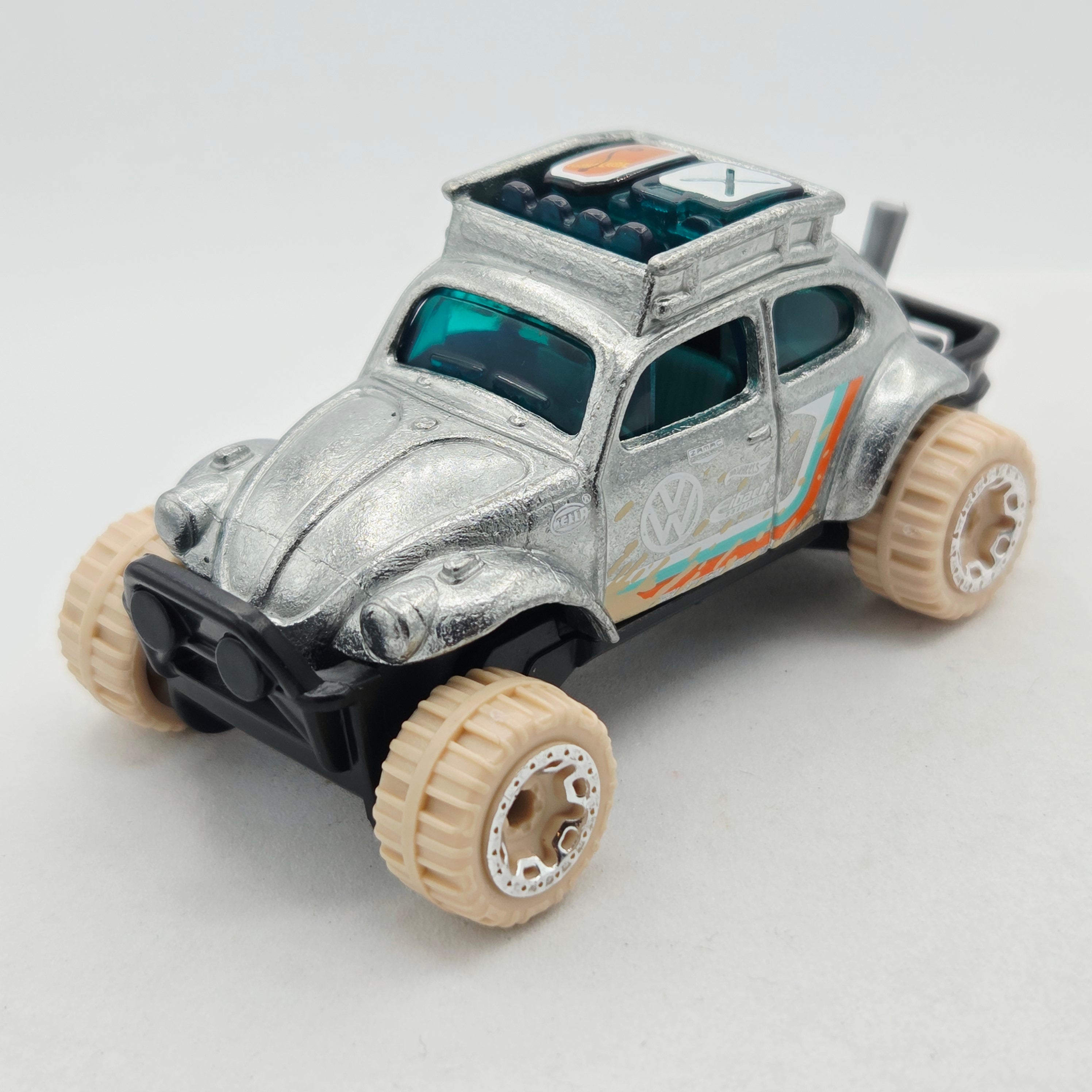 Hot Wheels Volkswagen Baja Bug - ZAMAC (2022 HW Basic - Mud Studs)