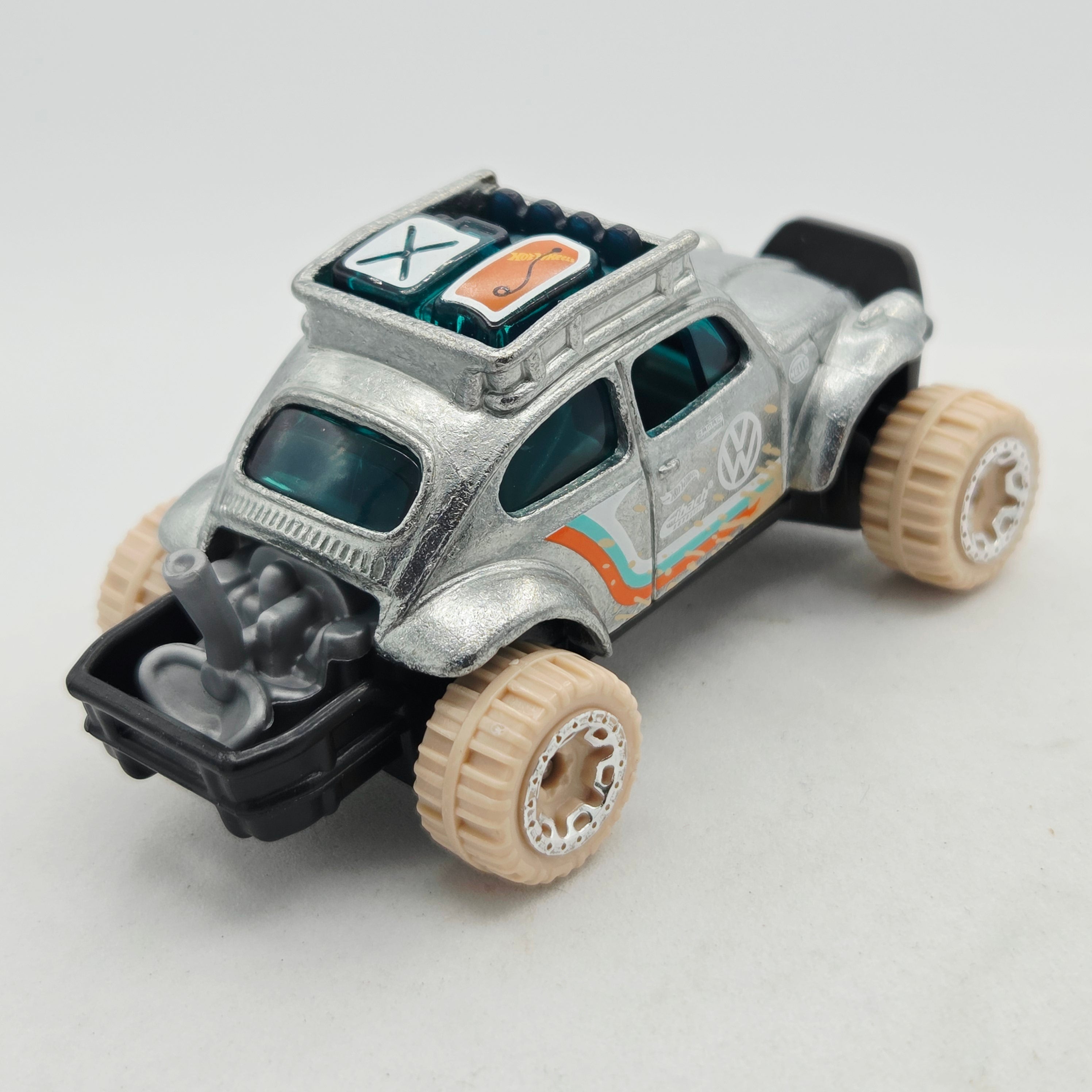 Hot Wheels Volkswagen Baja Bug - ZAMAC (2022 HW Basic - Mud Studs)