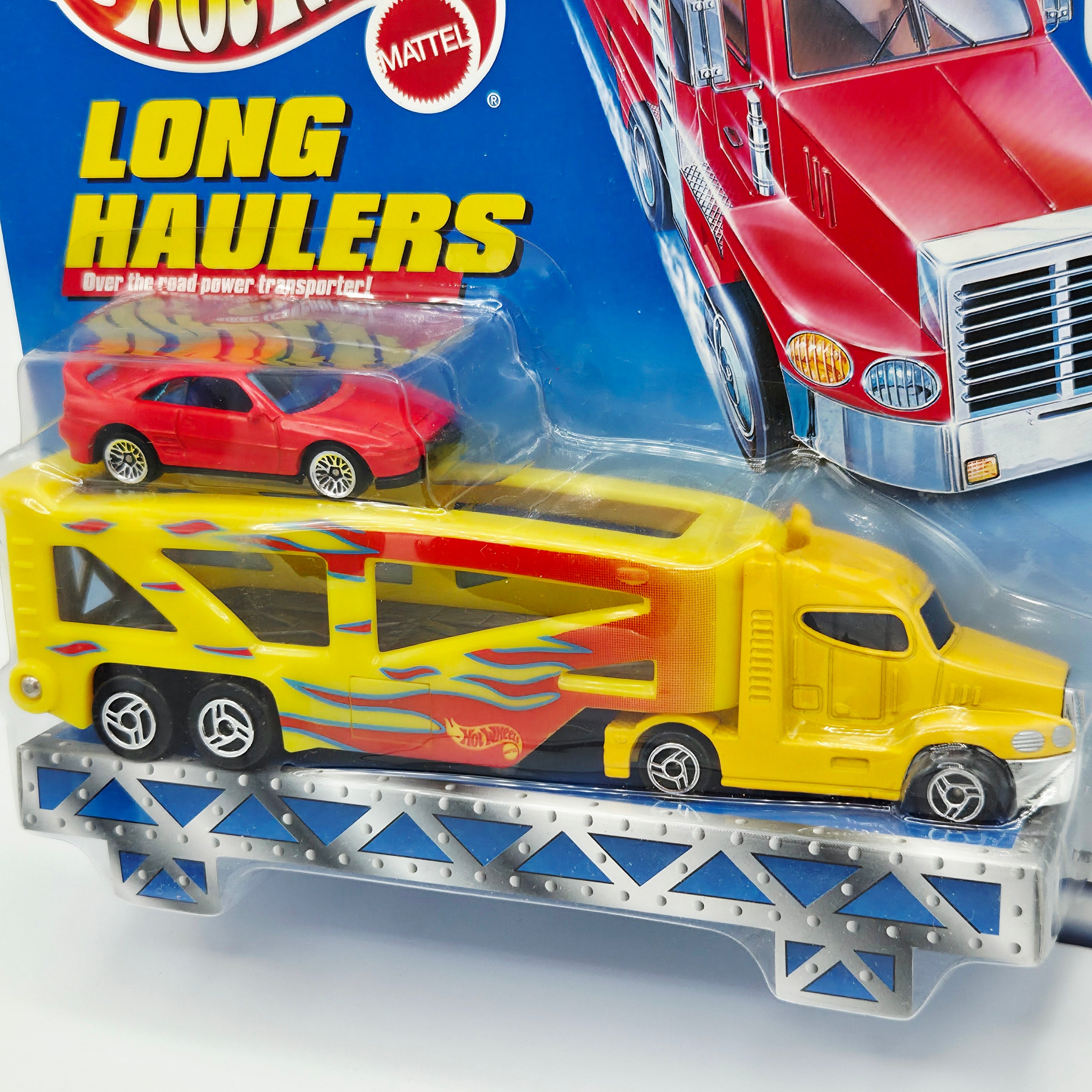 Hot Wheels Exclusive Toyota MR2 Rally w/ Semi Truck (1999 Long Haulers)