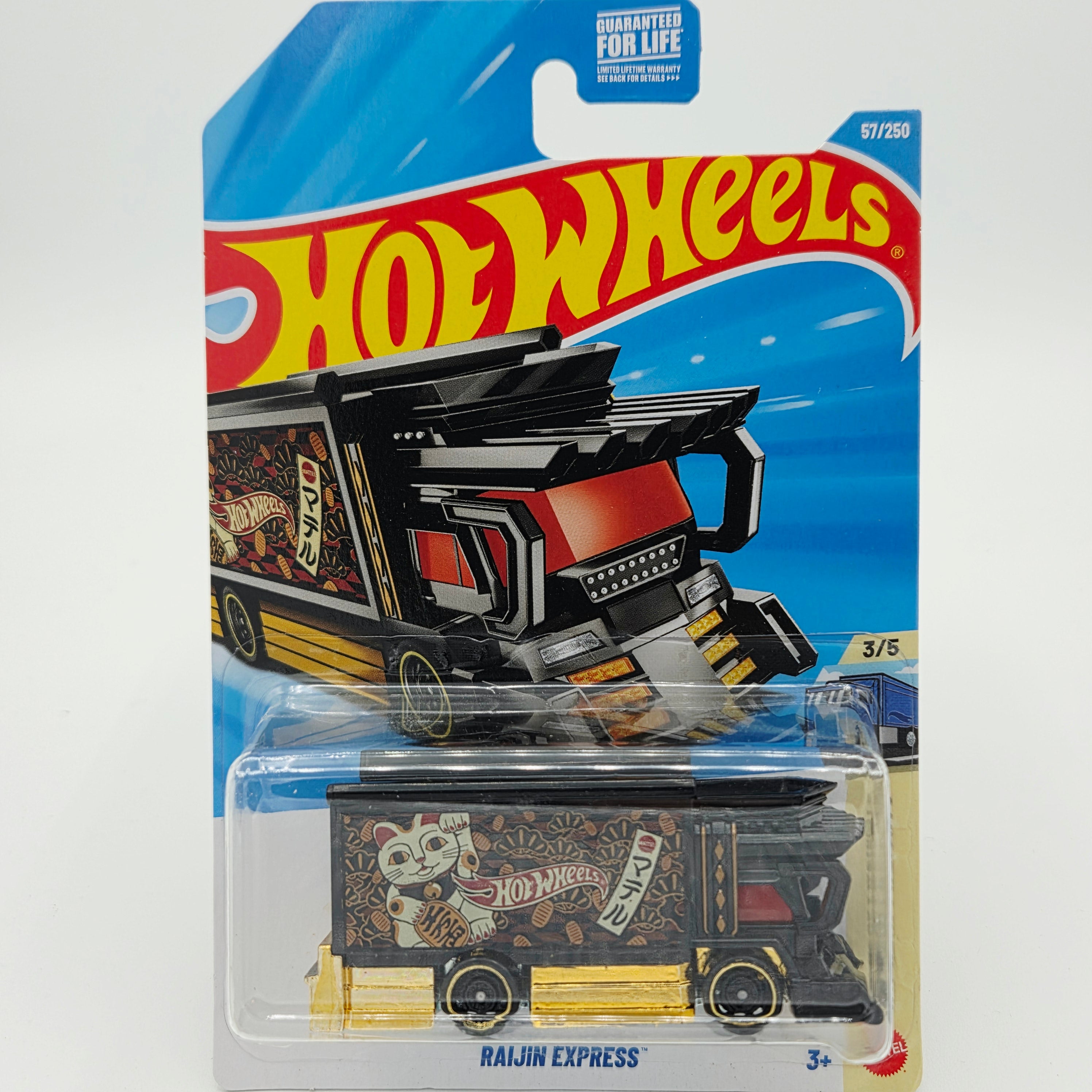 Hot Wheels Raijin Express Dekotora Truck (2026 HW Basic Case H - Heavyweights)
