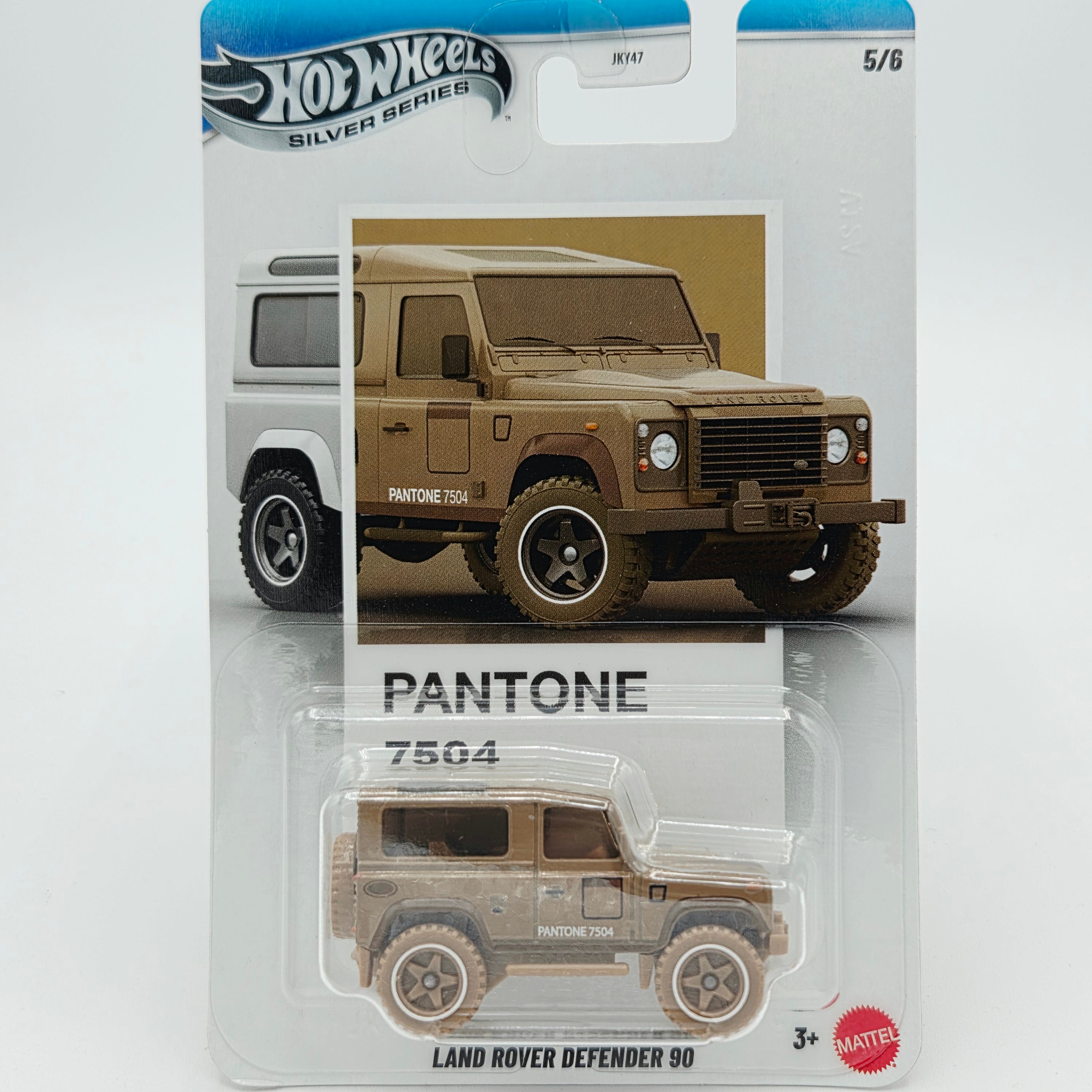 Hot Wheels Land Rover Defender 90 - 7504 (2026 HW Silver Series - Pantone)