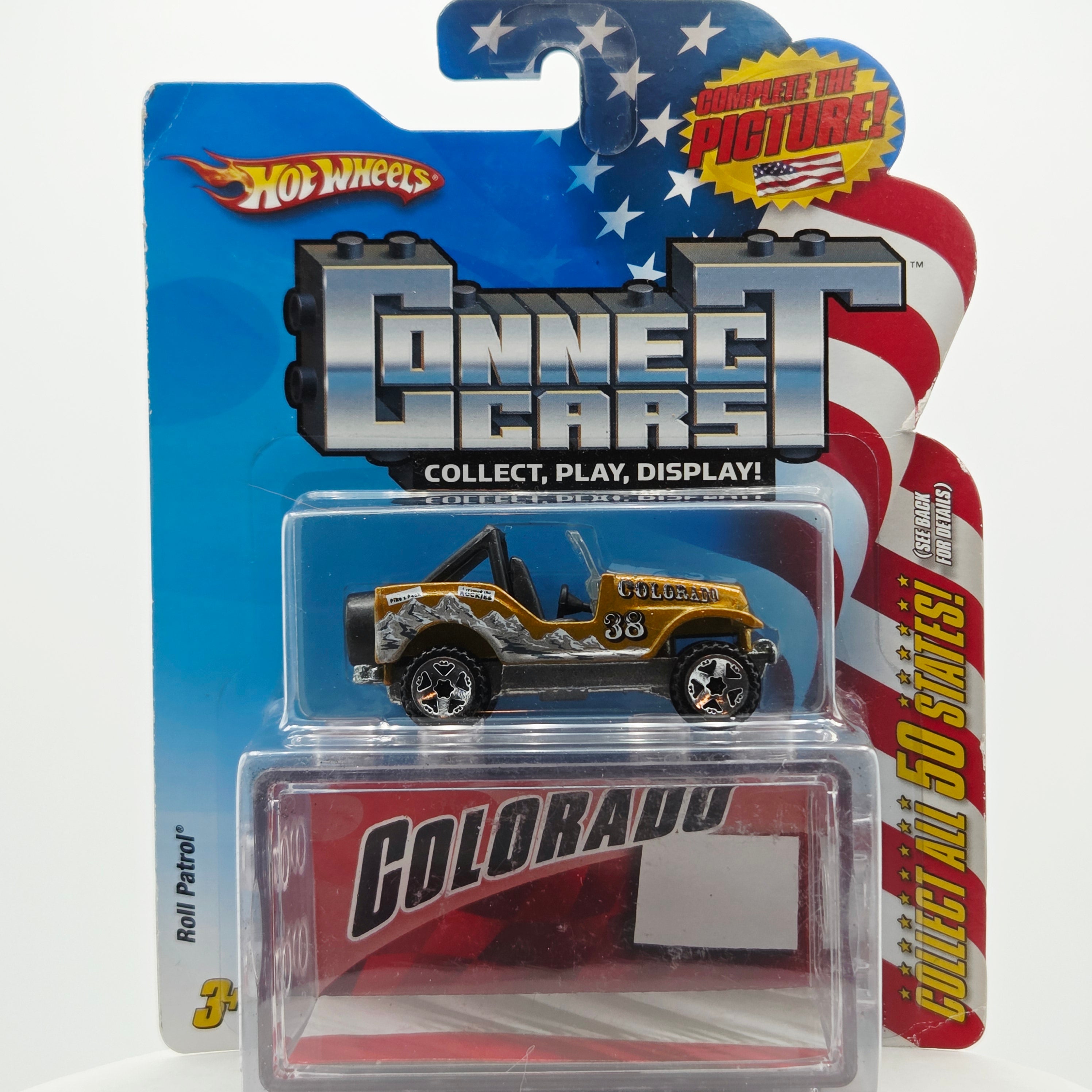 Hot Wheels Roll Patrol Jeep - Colorado (2009 HW Connect Cars)