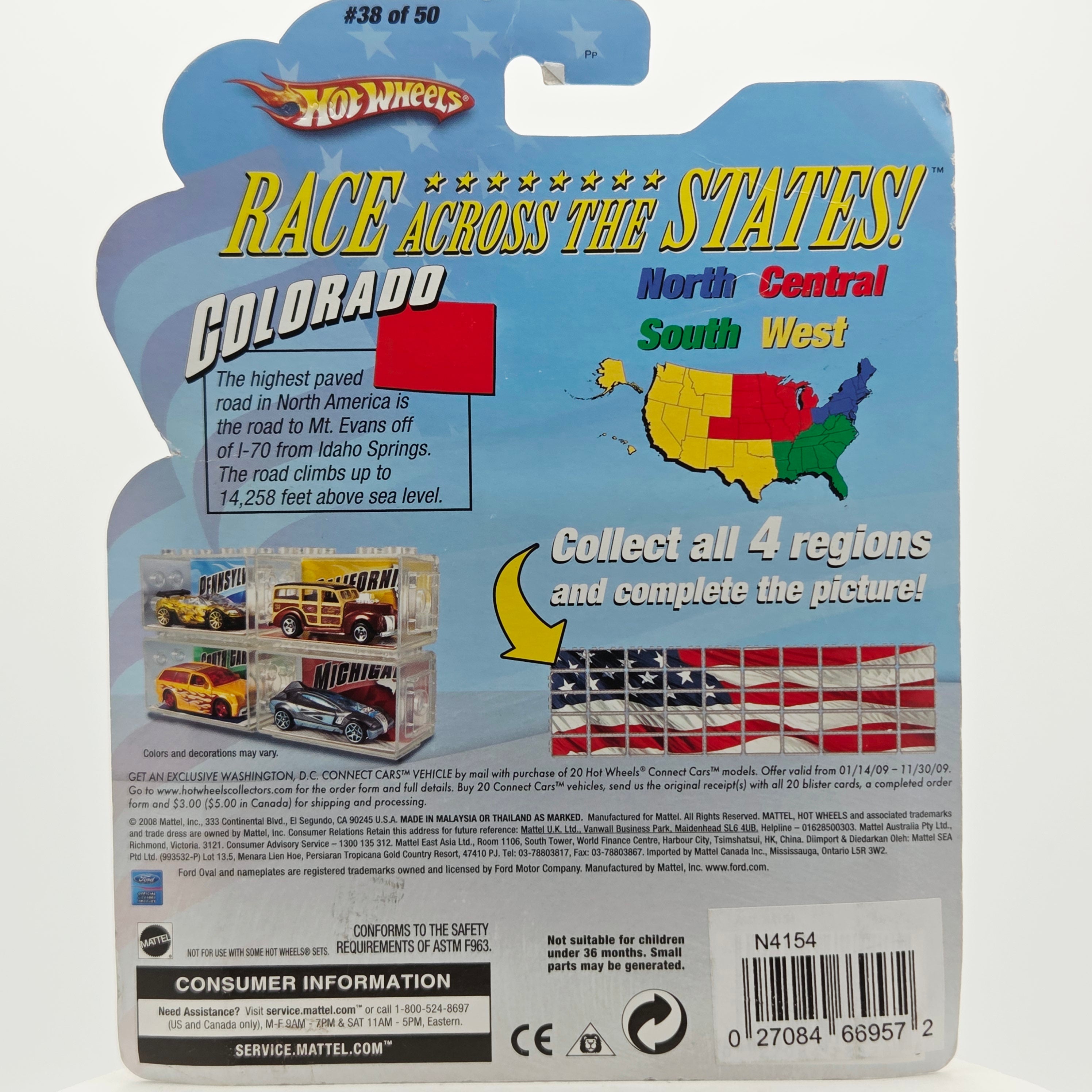 Hot Wheels Roll Patrol Jeep - Colorado (2009 HW Connect Cars)