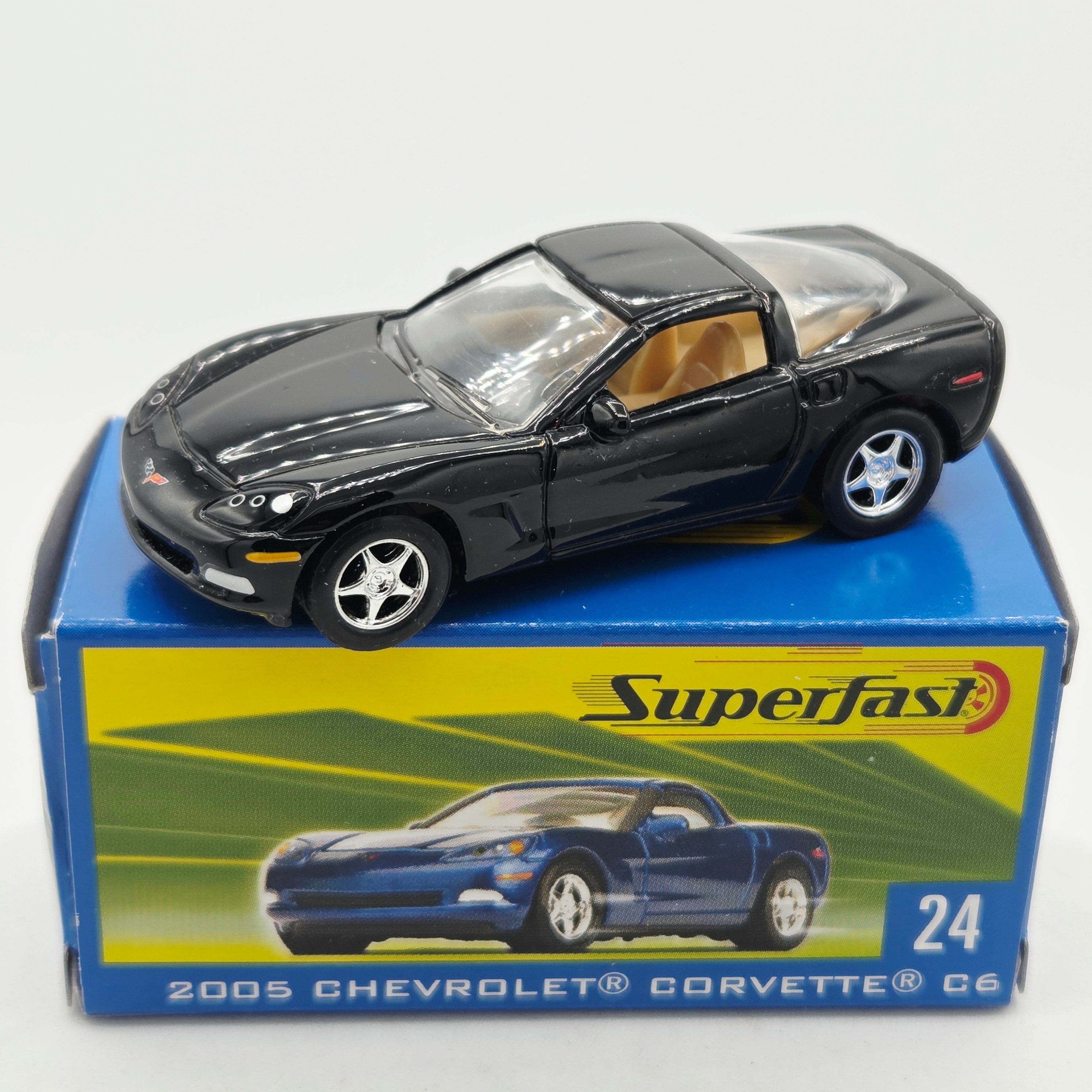 Matchbox '05 Chevrolet Corvette C6 #24 (2004 MBX Superfast)