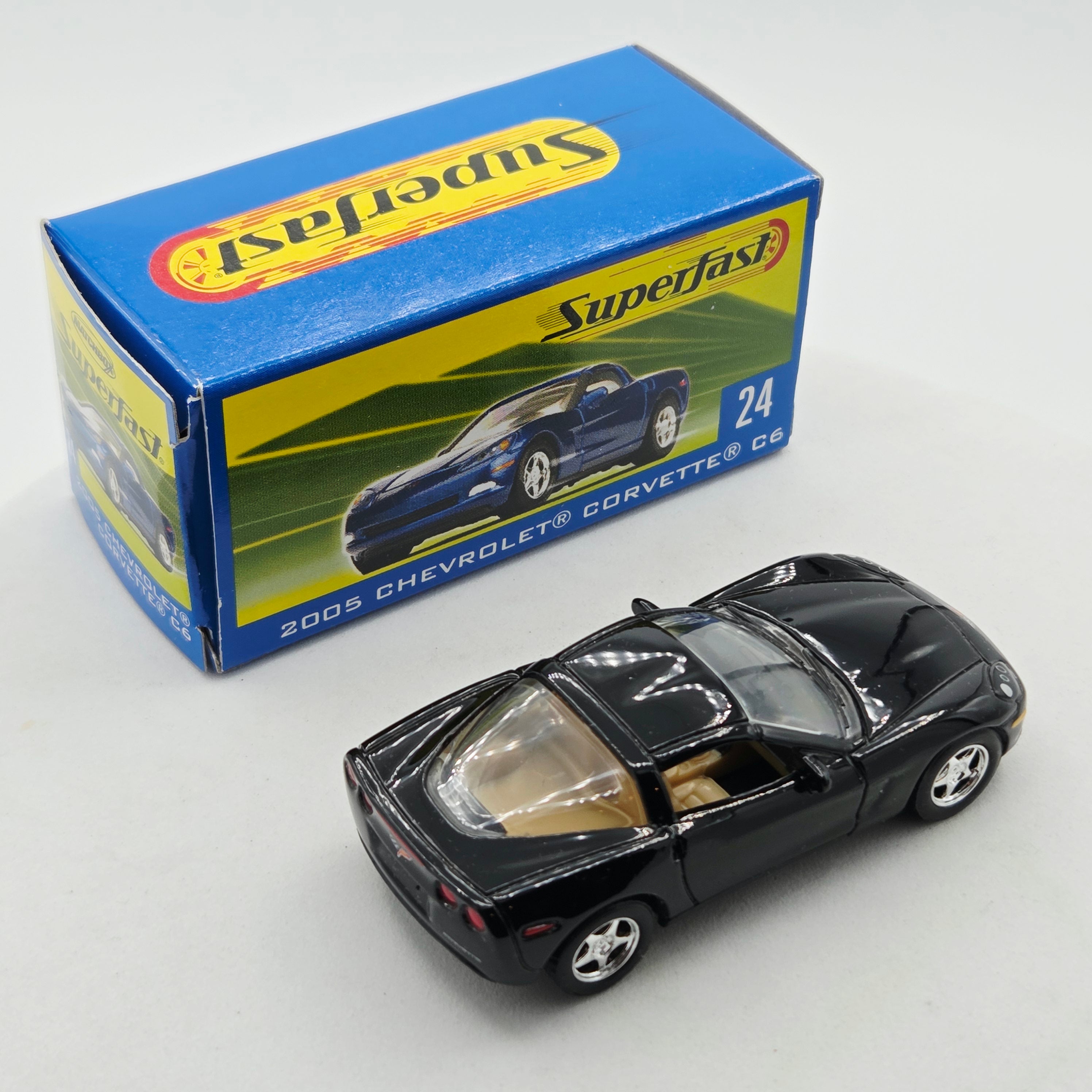Matchbox '05 Chevrolet Corvette C6 #24 (2004 MBX Superfast)