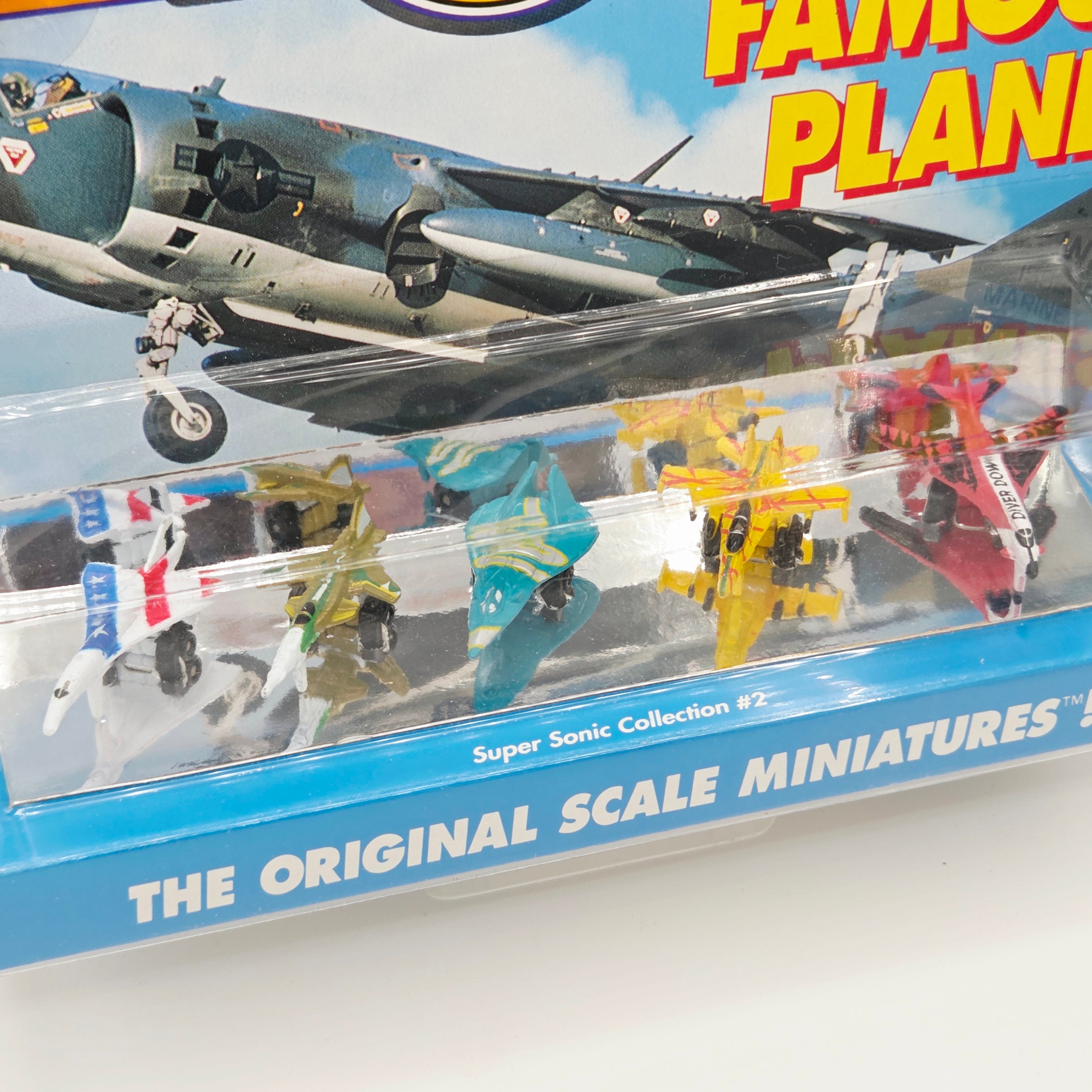 Galoob Micro Machines - Famous Planes - Super Sonic Collection #2 - Concord, Jets (1990 Original Scale Miniatures
