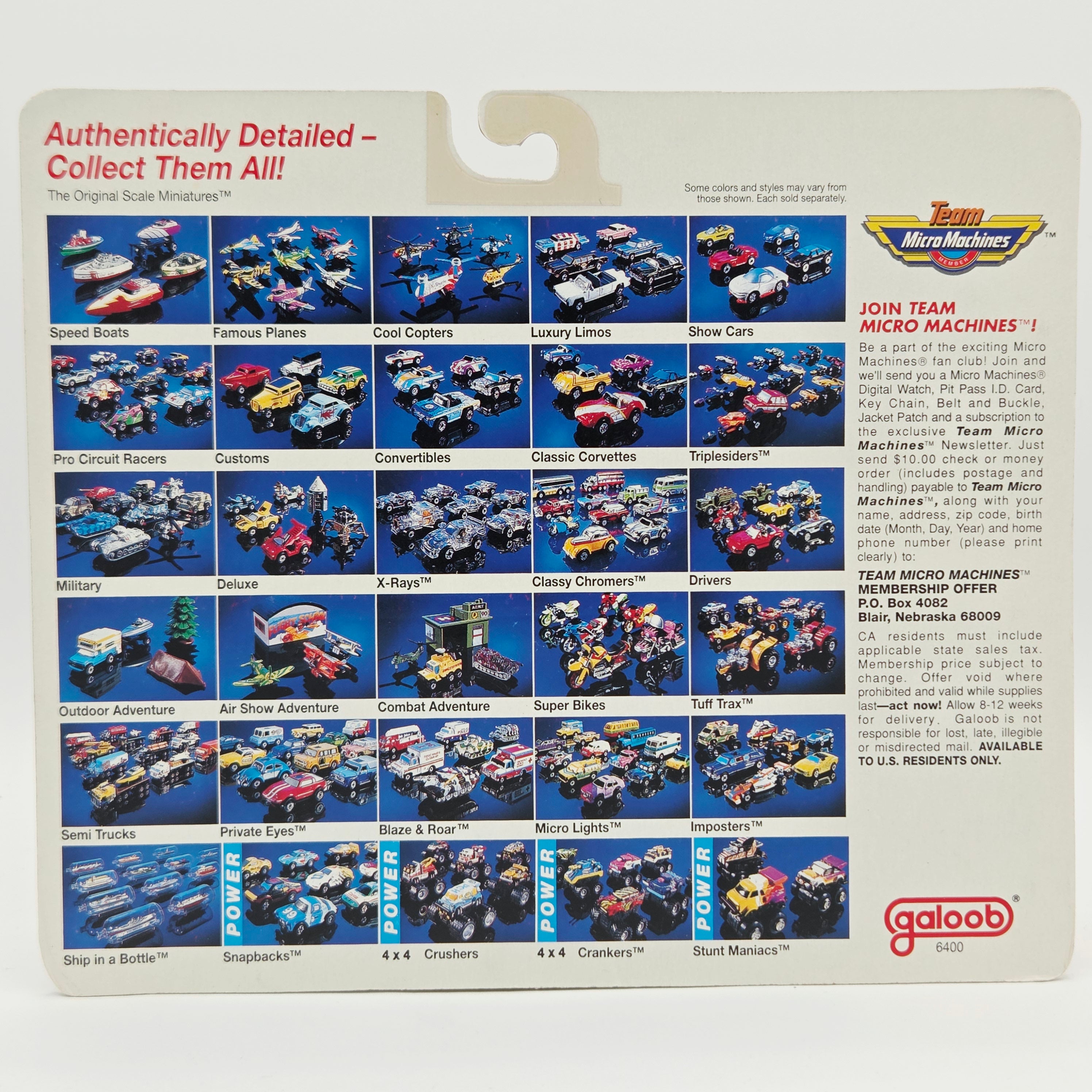 Galoob Micro Machines - European Exotics Collection #1 - Ferrari, Lamborghini, Mercedes (1990 Deluxe - Real Moving Parts)