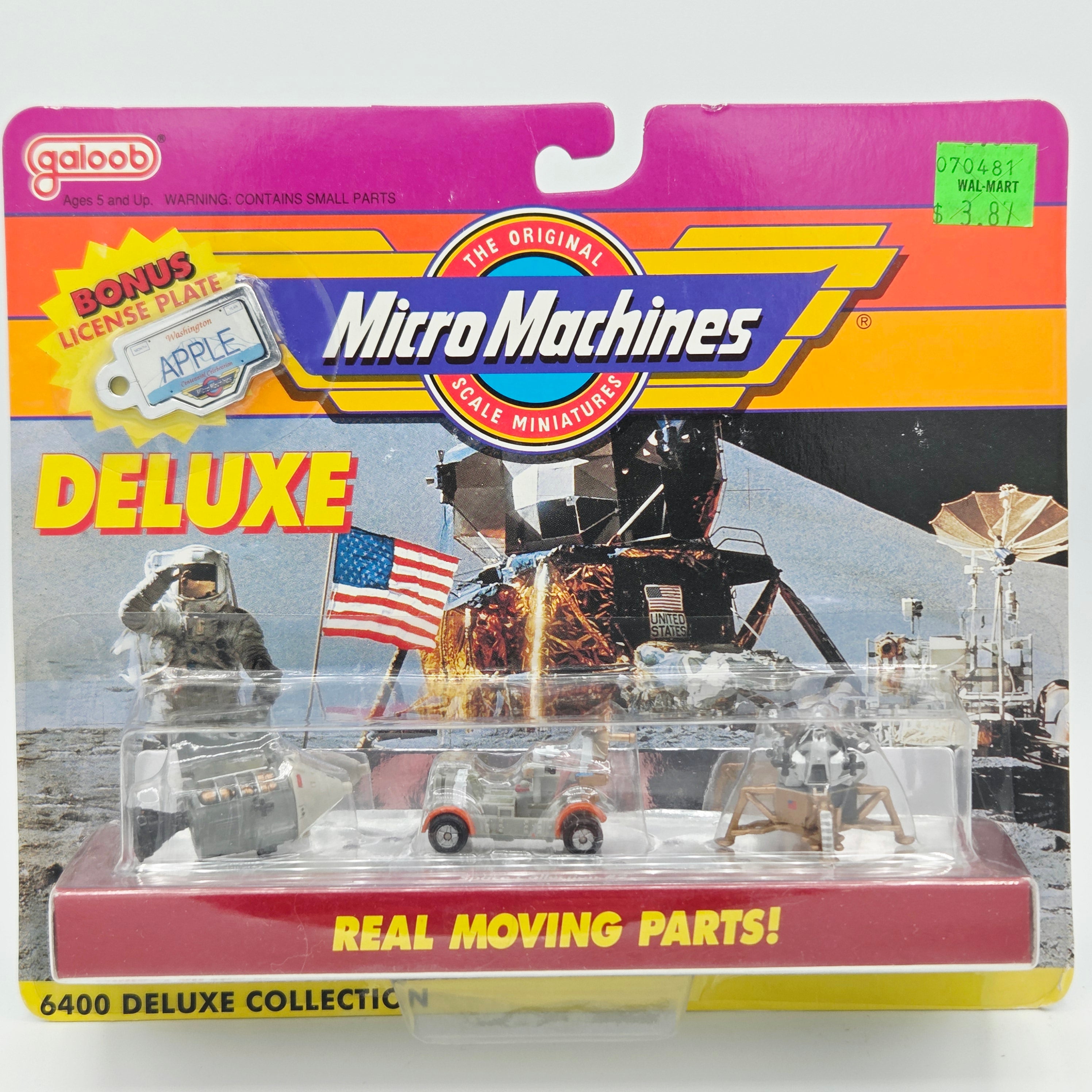 Galoob Micro Machines - Space Collection #2 - Moon Landing (1990 Deluxe - Real Moving Parts)