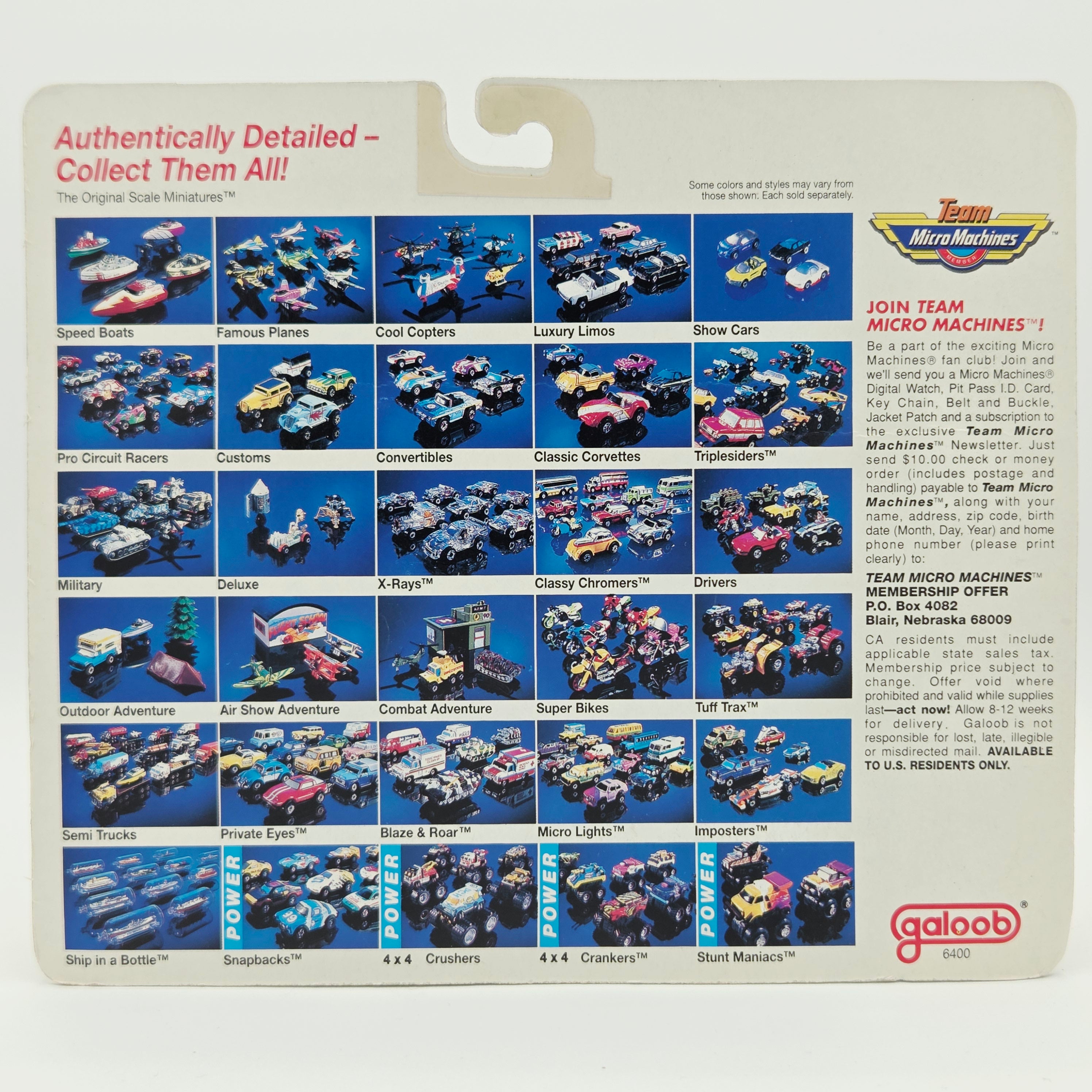Galoob Micro Machines - Roadside Adventure Collection #2 - Tow Truck, Semi Truck, Gas Station "Shell Oil" (1990 Adventures)