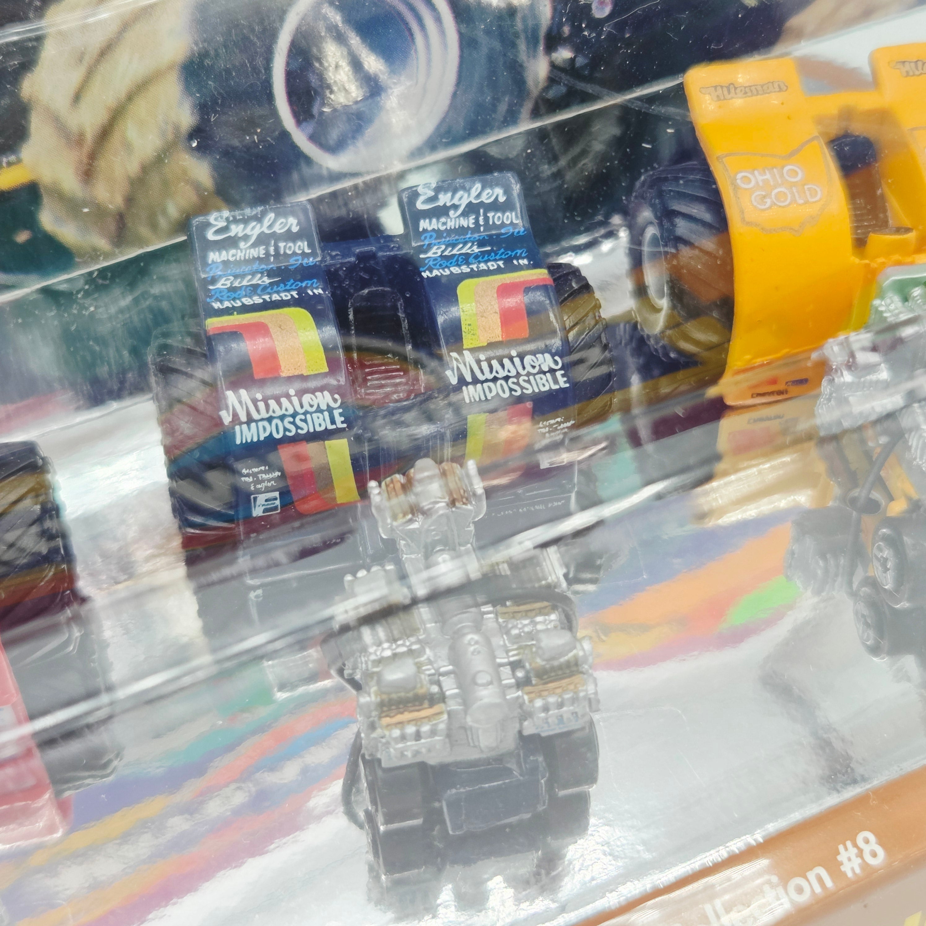 Galoob Micro Machines - Tuff Traks Collection #8 - Pulling Tractors Engler, Mission Impossible, Ohio Gold (1990 The Greatest Super Monster Vehicles!)